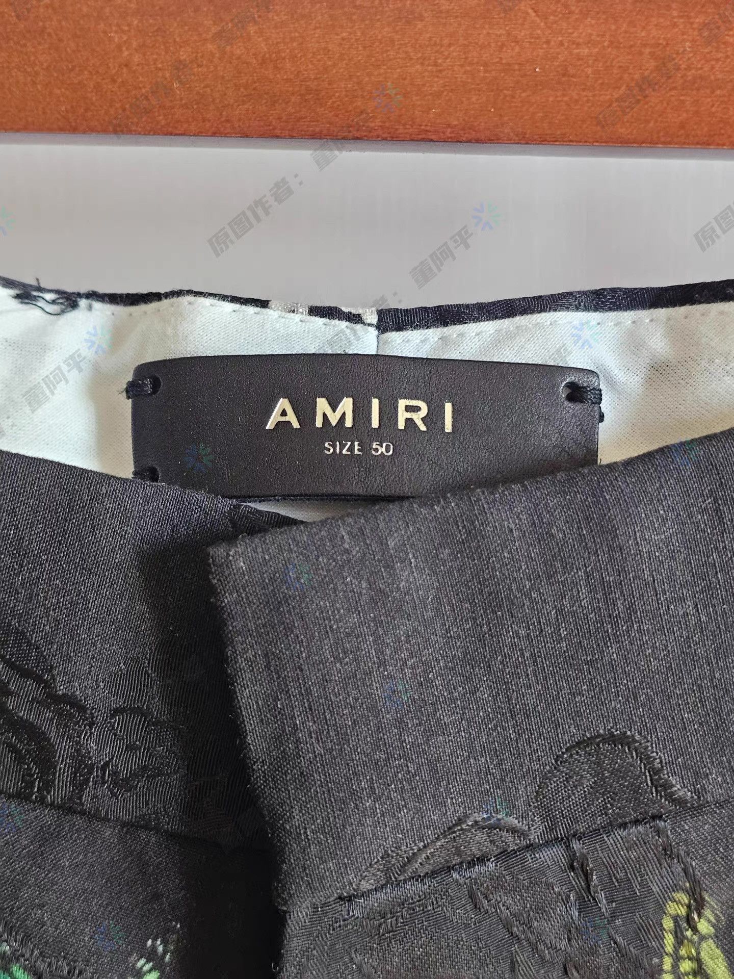 Amiri Brand new AMIRI men's wool embroidered trousers Size US 34 / EU 50 - 4 Thumbnail
