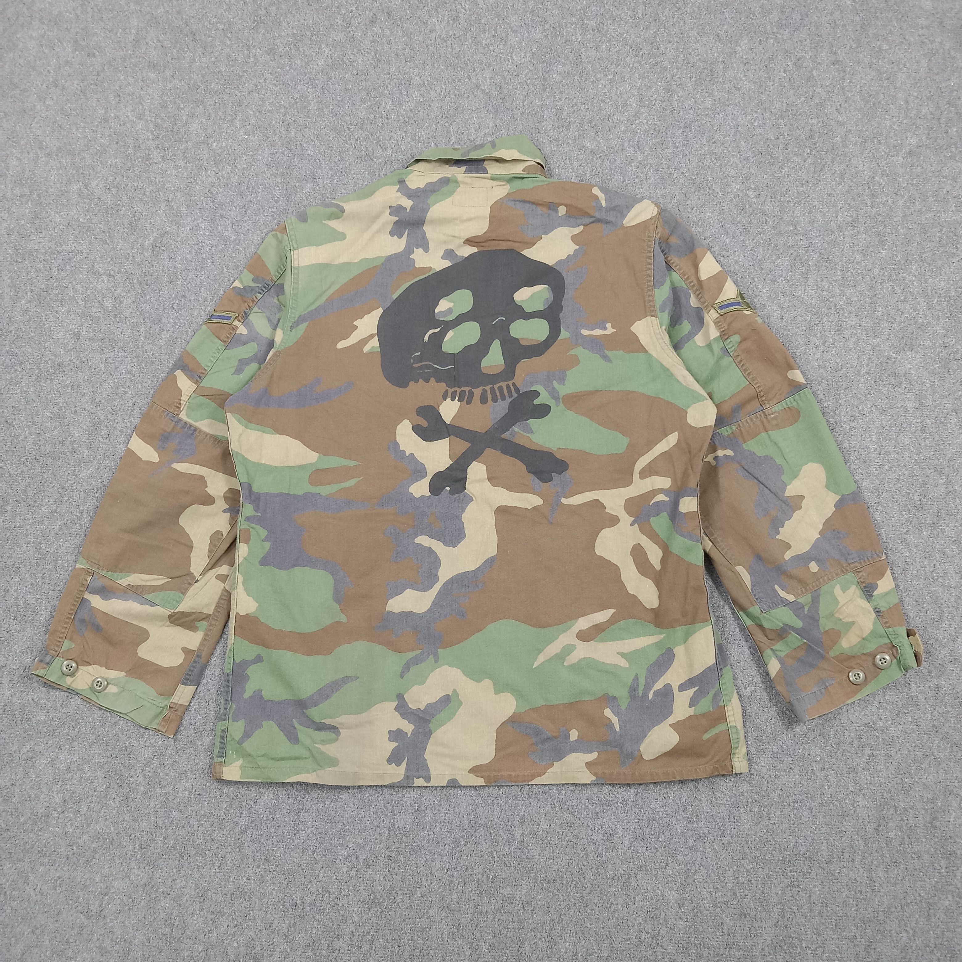 Vintage Vintage 90's U.S. Air Force 7FMS Army Camo Jacket C278N9 Size US L / EU 52-54 / 3 - 5 Thumbnail