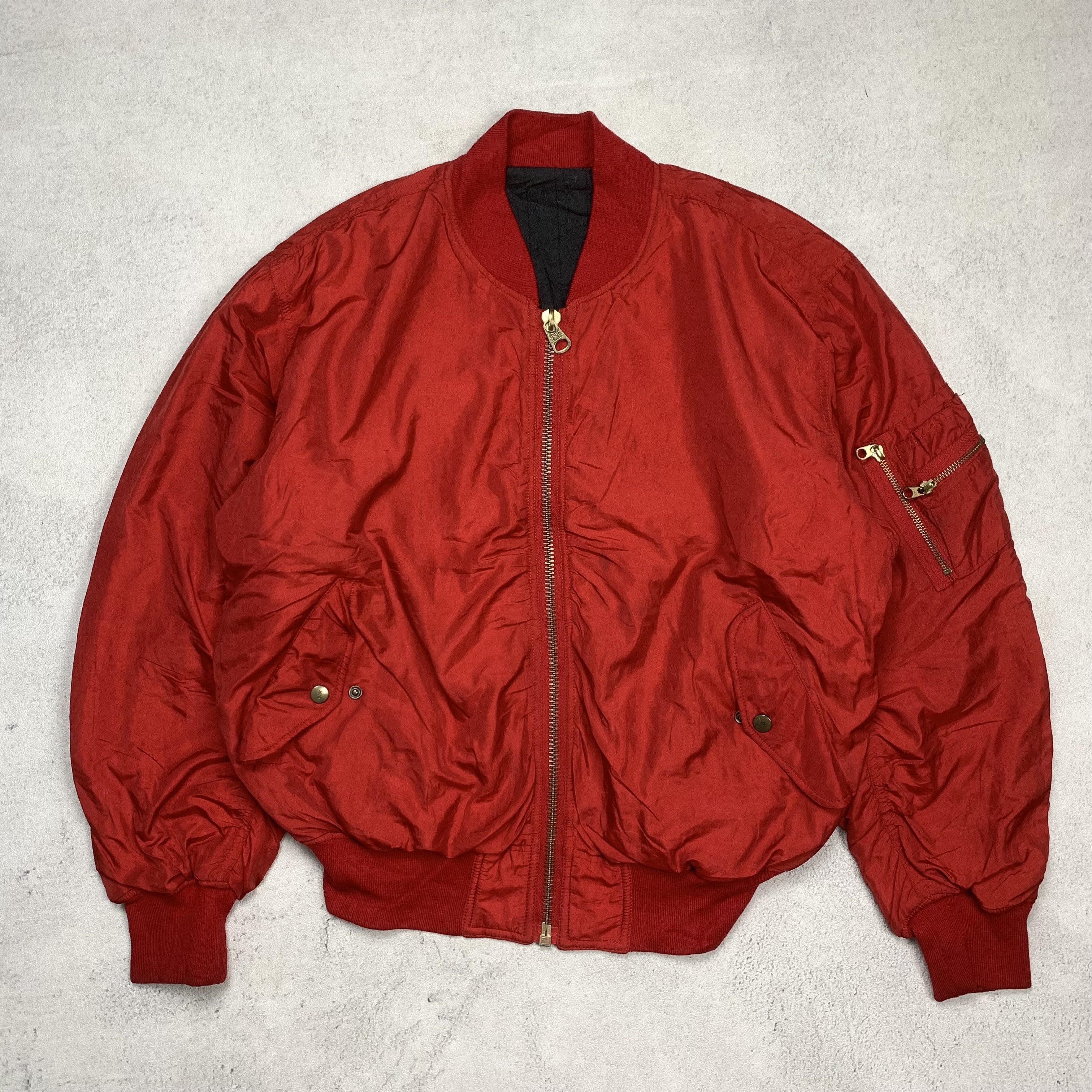 Japanese Brand Vintage Bigi Japan Reversible Bomber Jacket Size US M / EU 48-50 / 2 - 3 Thumbnail
