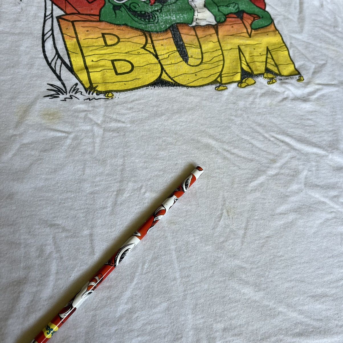 Band Tees × Vintage Vintage 1980s Beach Bum Alligator Crocodile Graphic T Shirt Size US M / EU 48-50 / 2 - 6 Thumbnail
