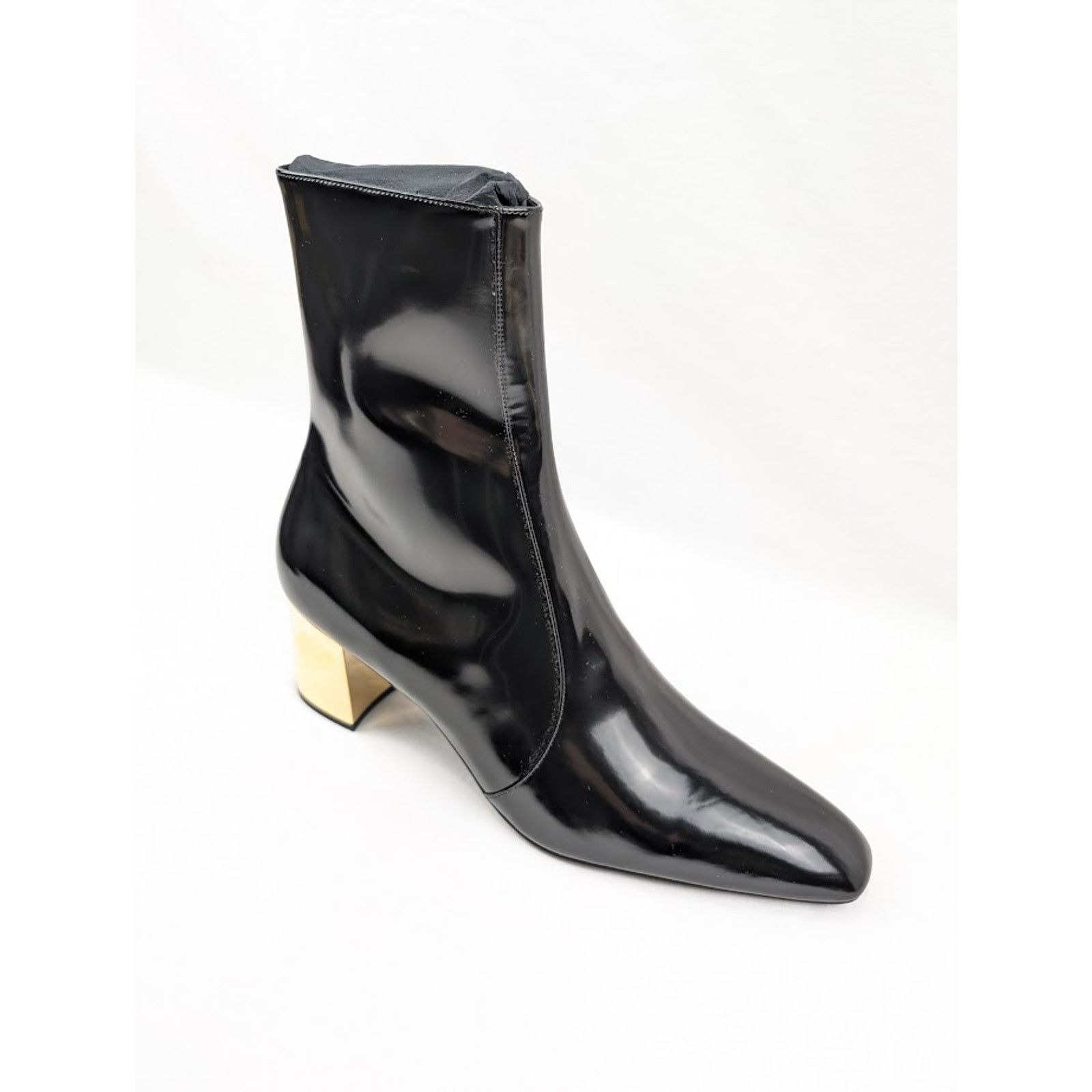 Saint Laurent Paris o1rshd1 Q:4 / XIV 70 Zipped Boots in Nero 42 Size US 9 / EU 42 - 2 Thumbnail