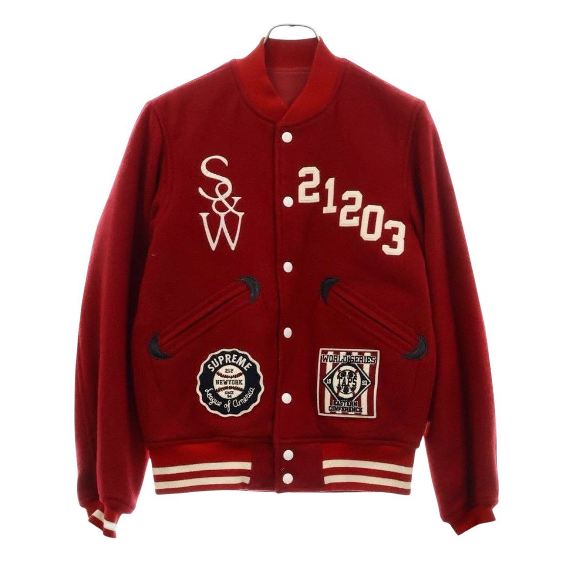Supreme × Wtaps 2009 Wtaps x Supreme Varsity Jacket Size US M / EU 48-50 / 2 - 1 Thumbnail