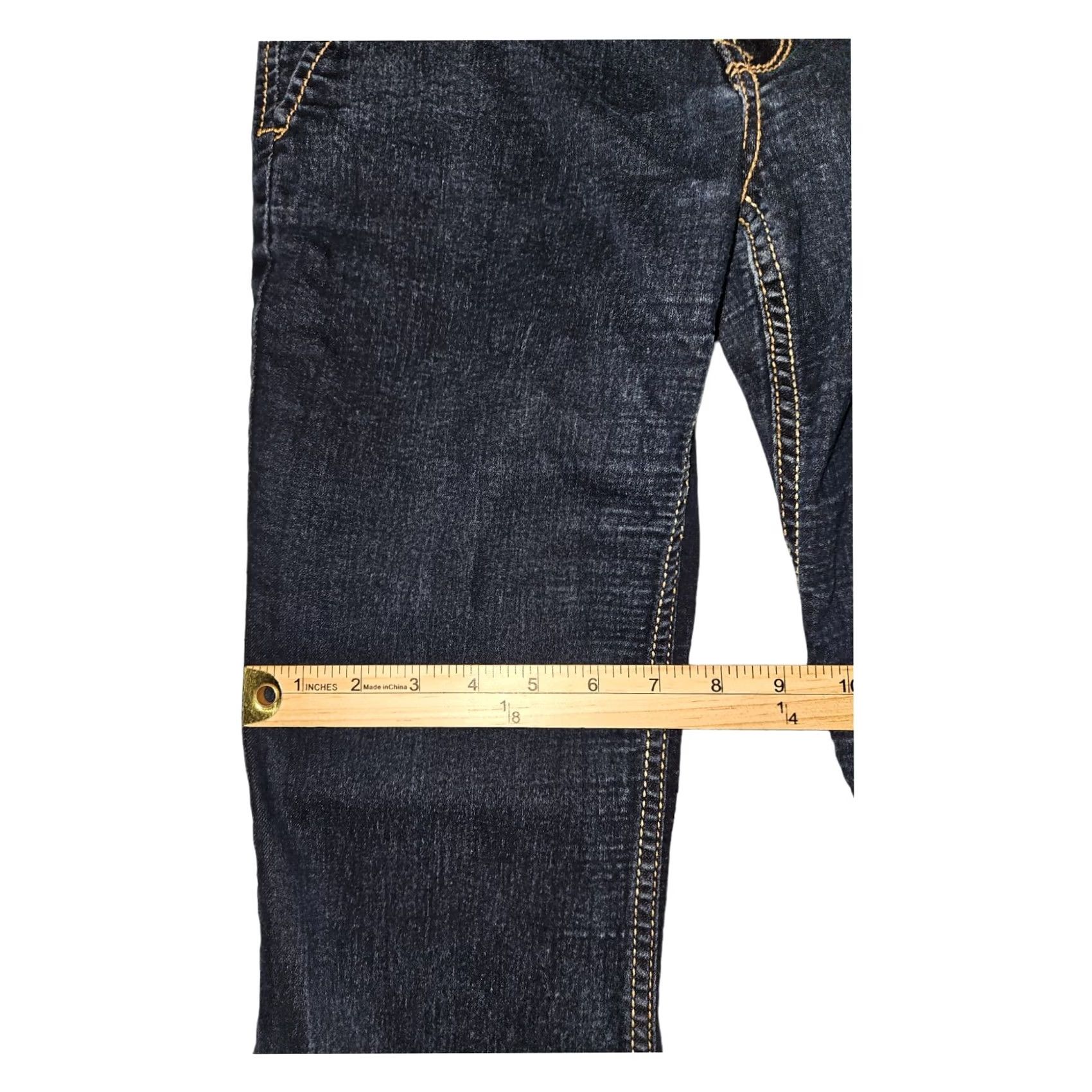 Vintage U.S. Polo Assn. Jeans Boot Cut Jeans 7/8 Juniors Blue Denim Stretch Casual Preppy Womens Size 28" / US 6 / IT 42 - 5 Thumbnail