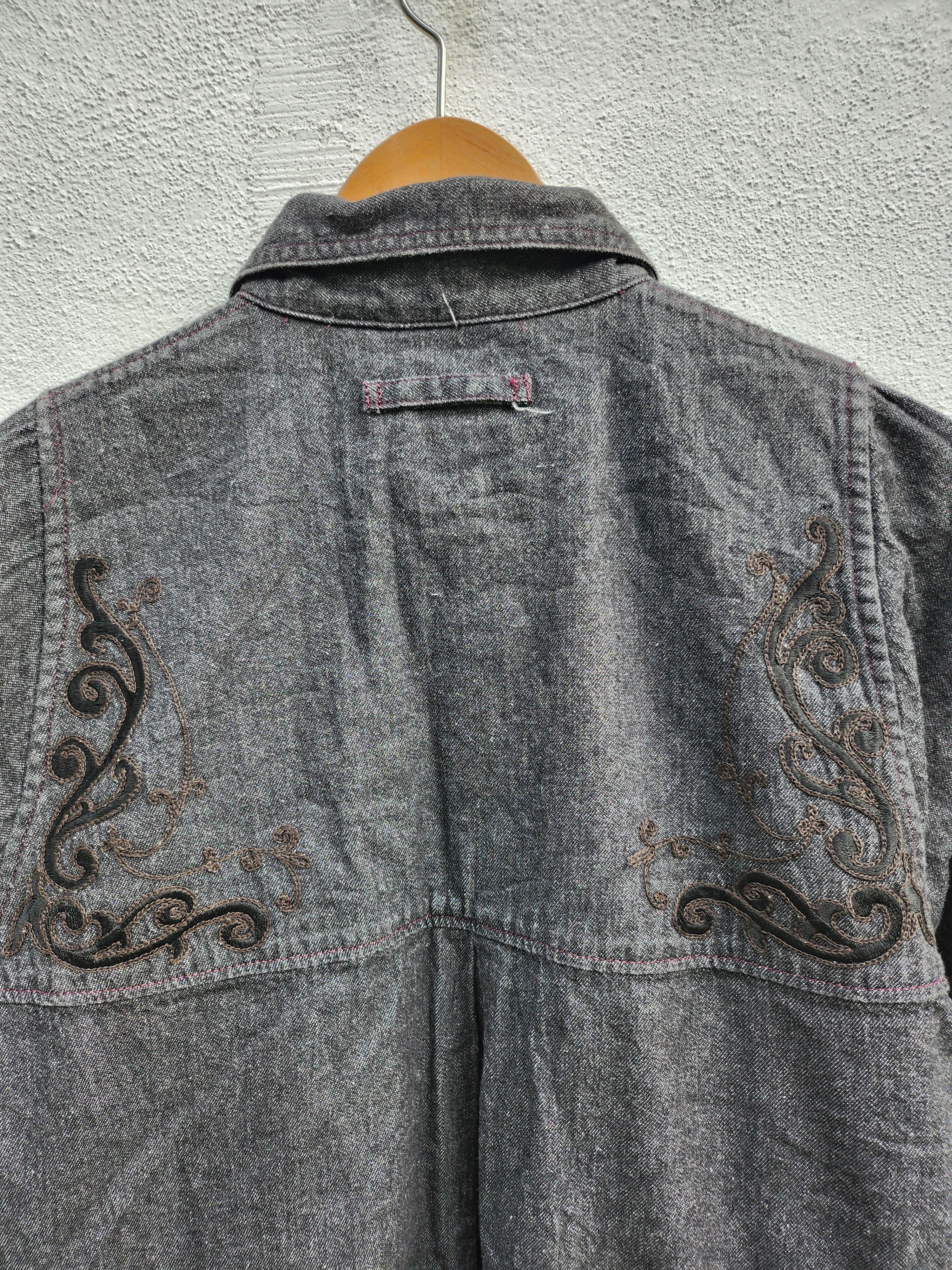 If Six Was Nine × Japanese Brand × Yoshiyuki Konishi FICCE JEANS by YOSHIYUKI KONISHI DENIM SHIRT Size US M / EU 48-50 / 2 - 9 Thumbnail