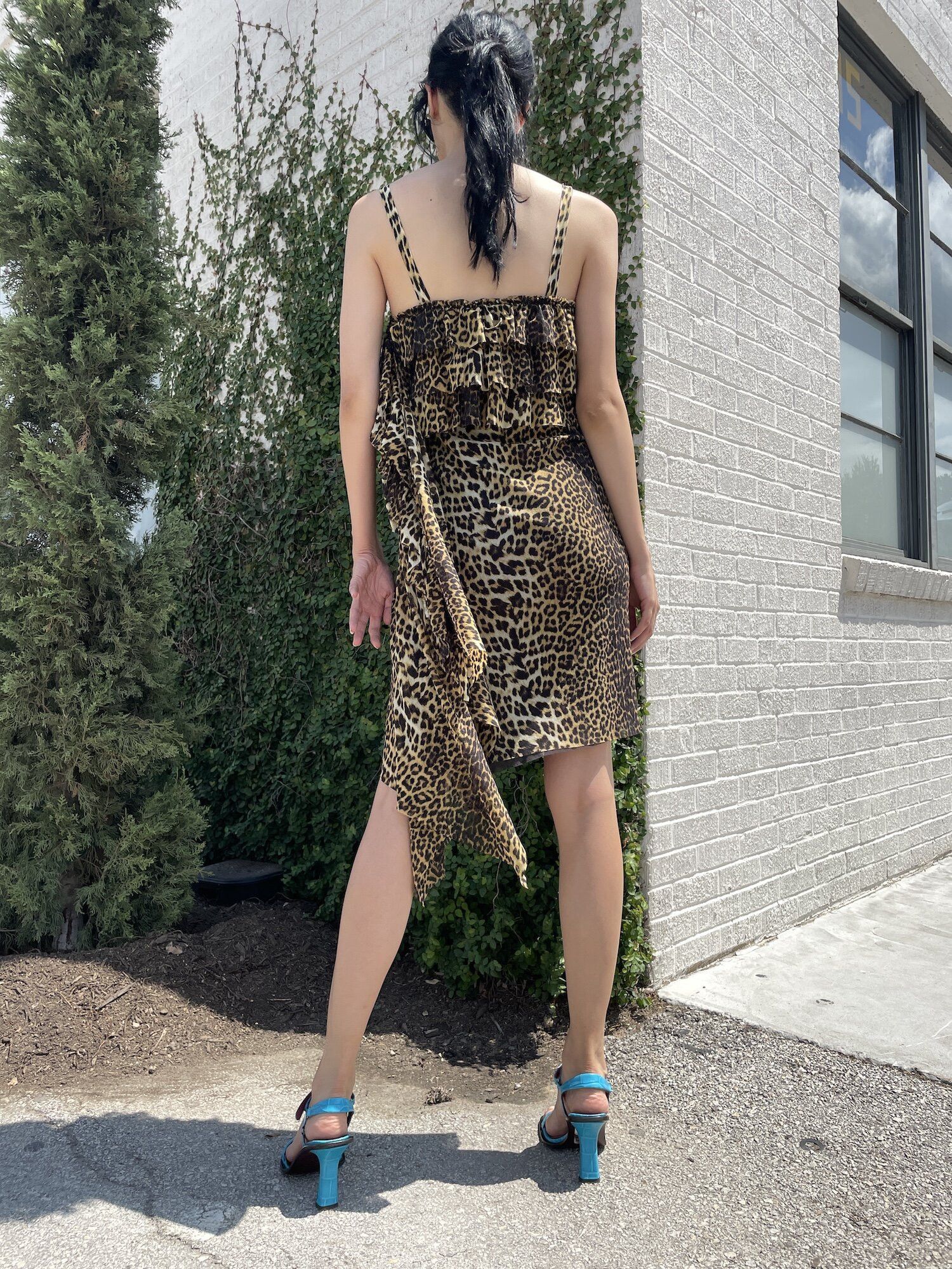 Jean Paul Gaultier Jean Paul Gaultier Mesh Tarzan Jane Leopard Tiger Dress Size L / US 10 / IT 46 - 4 Thumbnail