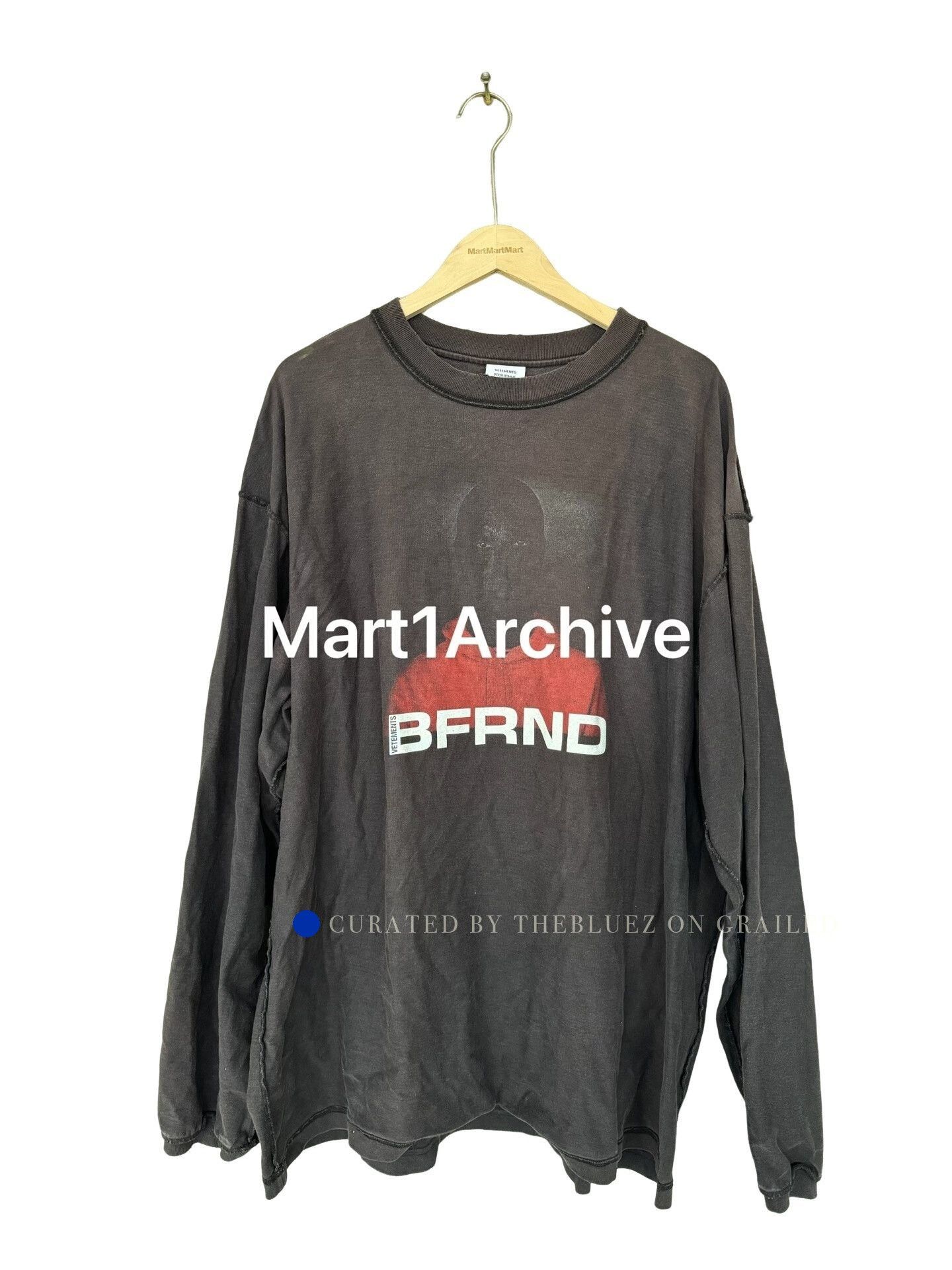 Vetements Black Long Sleeve Graphic Print Shirt Size US M / EU 48-50 / 2 - 1 Thumbnail
