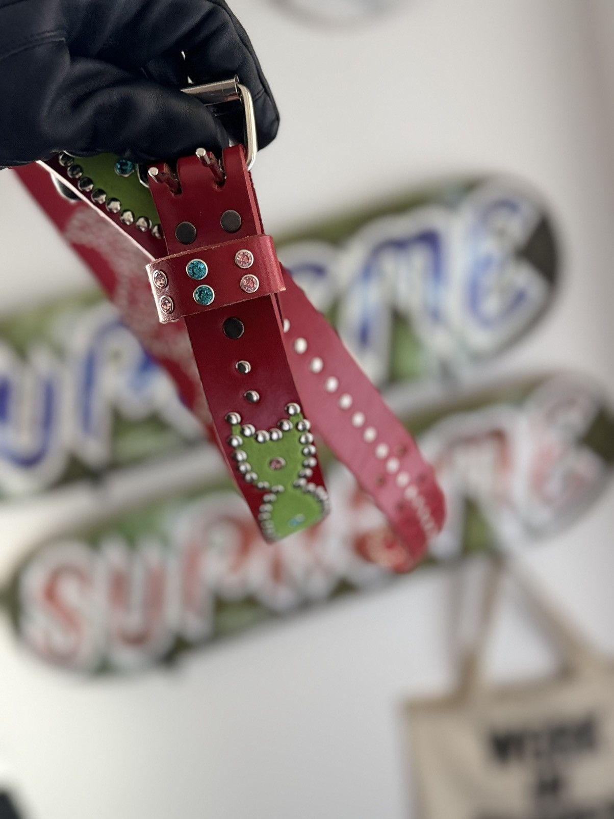 Other HOTLEATHER Red Origin Belt Size ONE SIZE - 3 Thumbnail