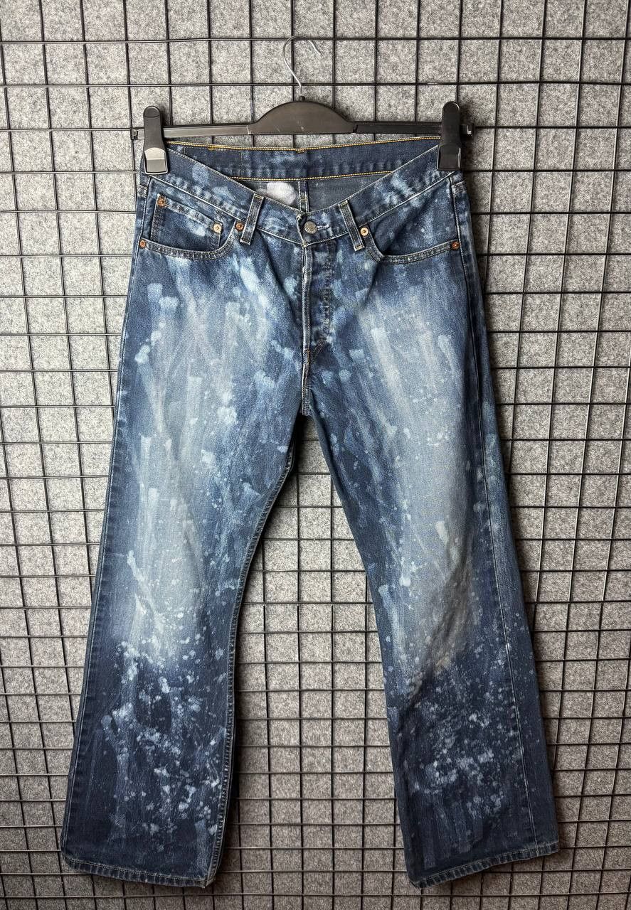 Levi's Levis denim distressed printed jeans size 30x32 Size US 30 / EU 46 - 2 Thumbnail