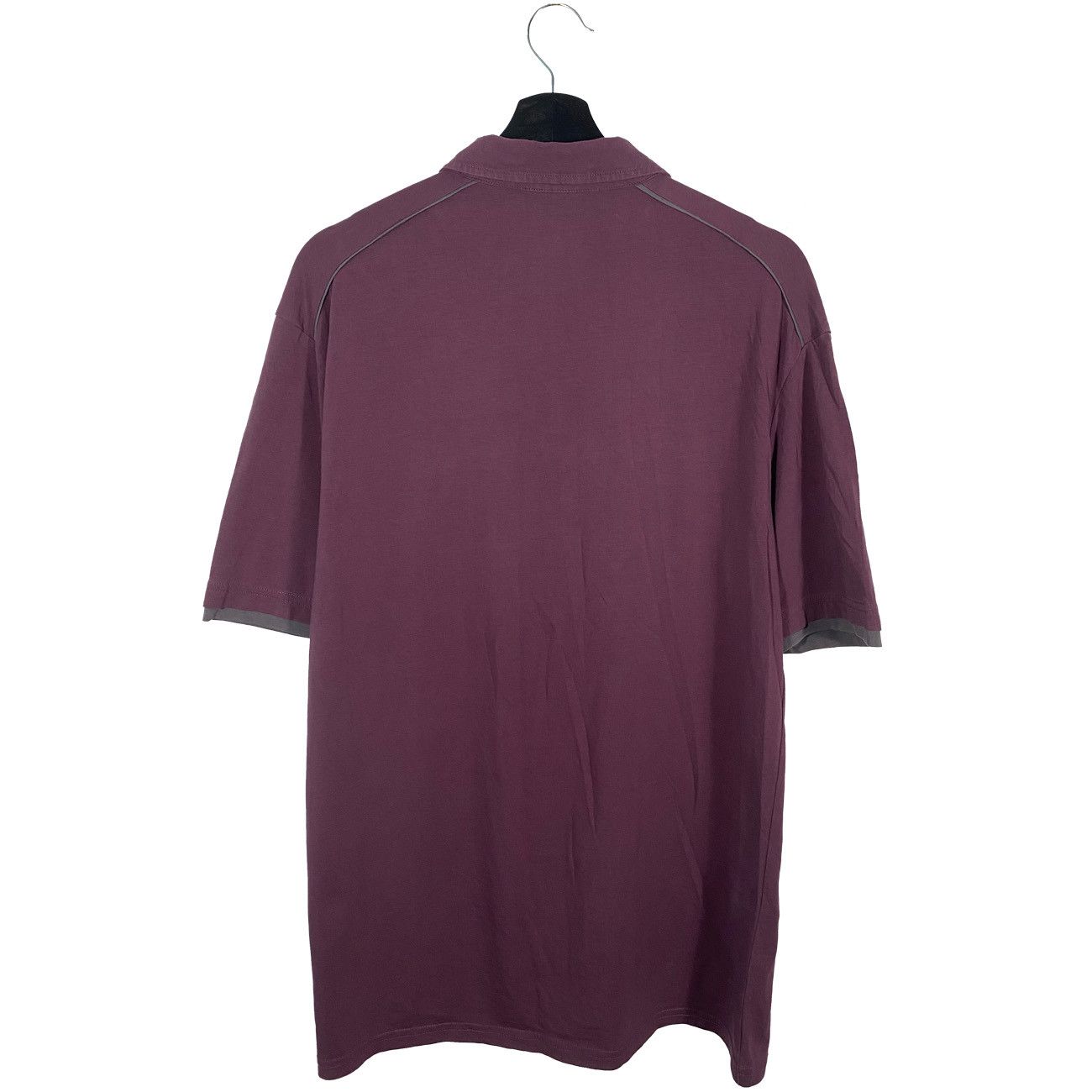 Armani Collezioni Armani Collezioni Maroon Polo Shirt Size L Size US L / EU 52-54 / 3 - 4 Thumbnail