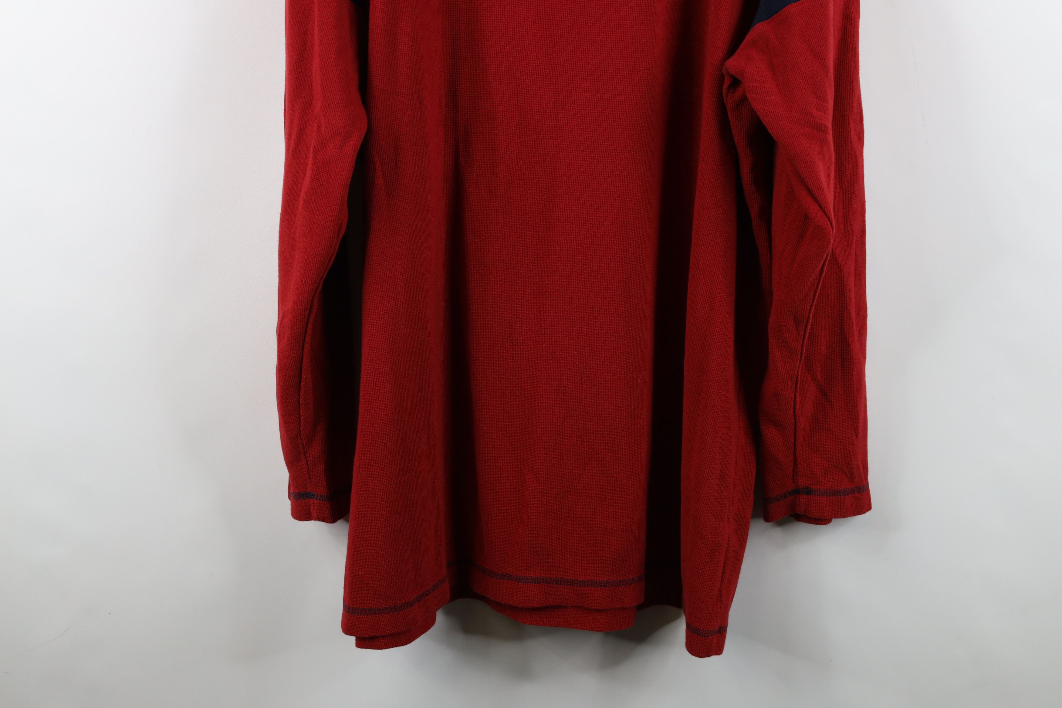 Nautica Vintage Nautica Thermal Waffle Knit Long Sleeve T-Shirt Red Size US XXL / EU 58 / 5 - 13 Thumbnail