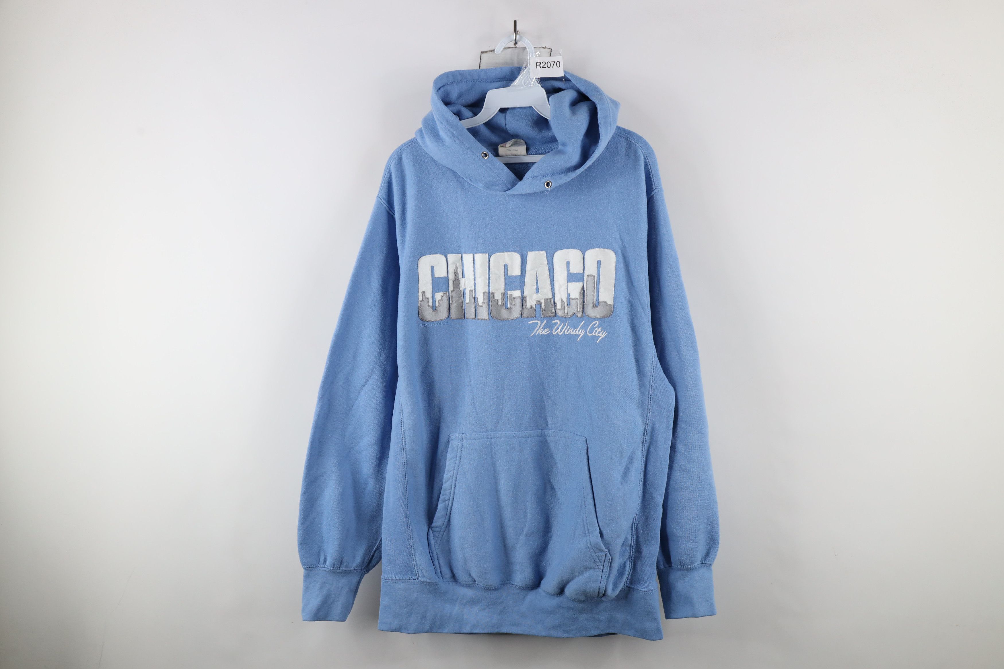Vintage Vintage Y2K Streetwear Out Chicago The Windy City Hoodie Size US M / EU 48-50 / 2 - 1 Thumbnail