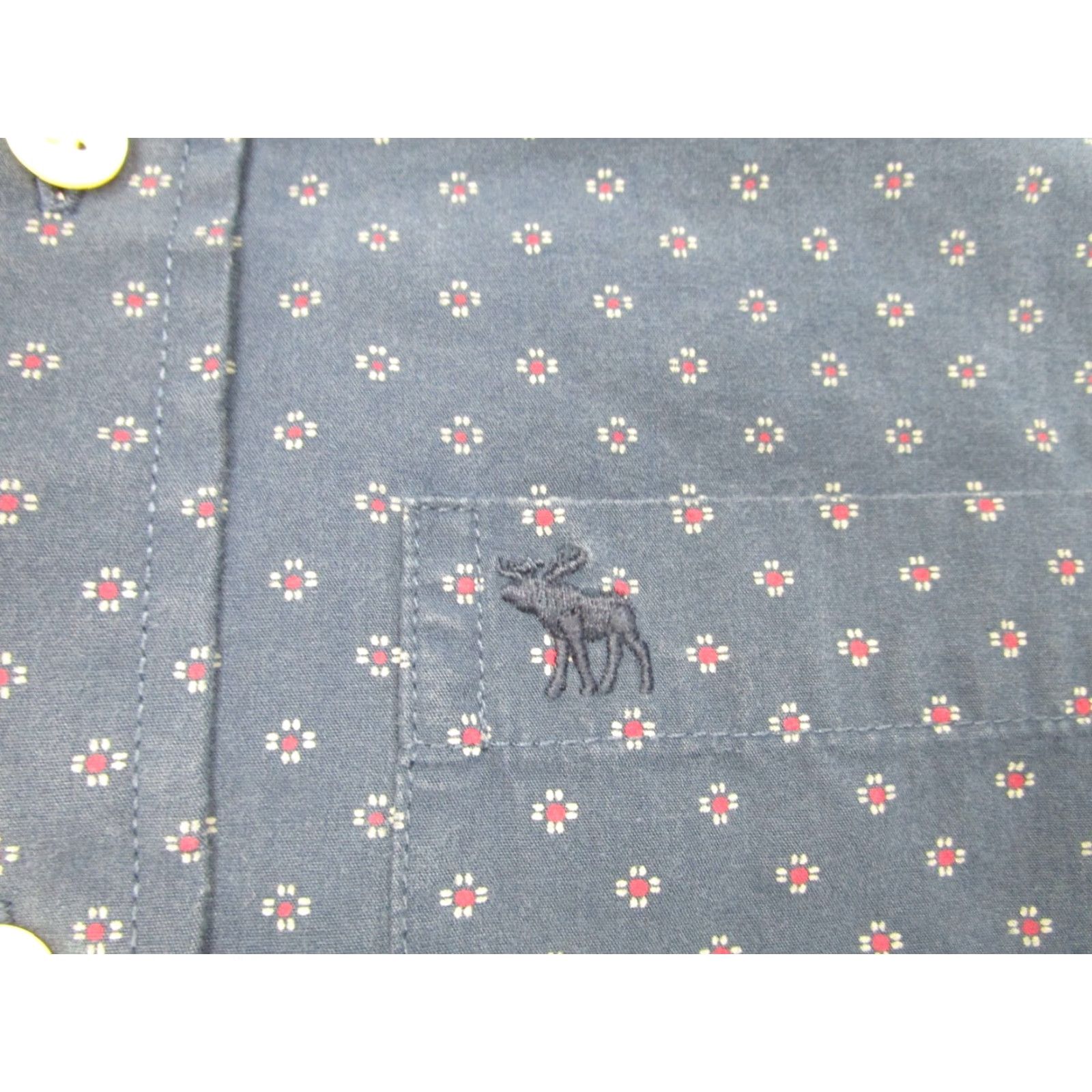 Abercrombie & Fitch VINTAGE Abercrombie & Fitch Shirt Mens Large Blue Polka Dot Slim Button-Down Long Sleeve Cotton 2000s Mens Size US L / EU 52-54 / 3 - 4 Thumbnail