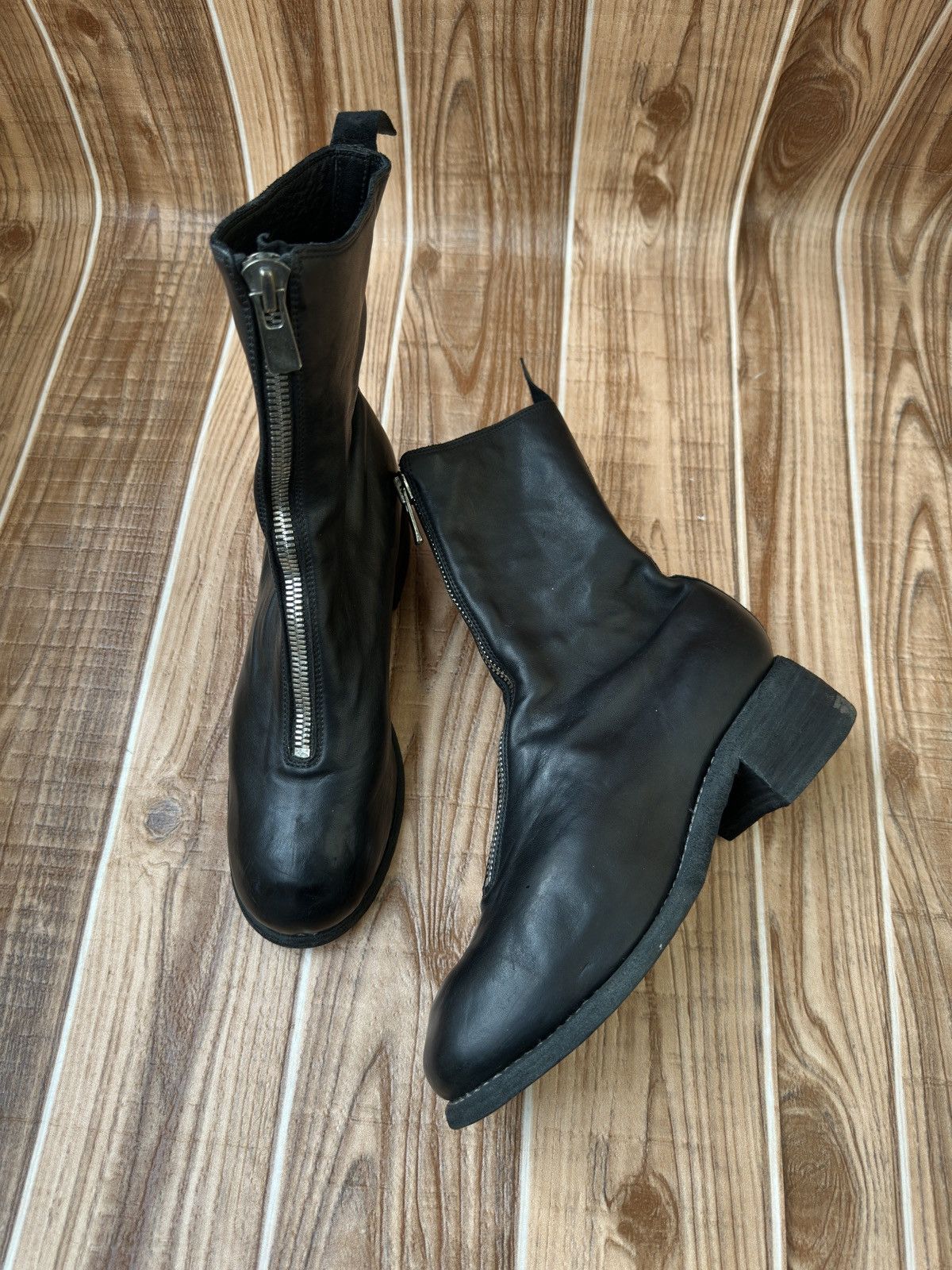 Guidi Guidi PL2 Front Zip Boots Full Grain Horse Leather Size US 7 / IT 37 - 6 Thumbnail