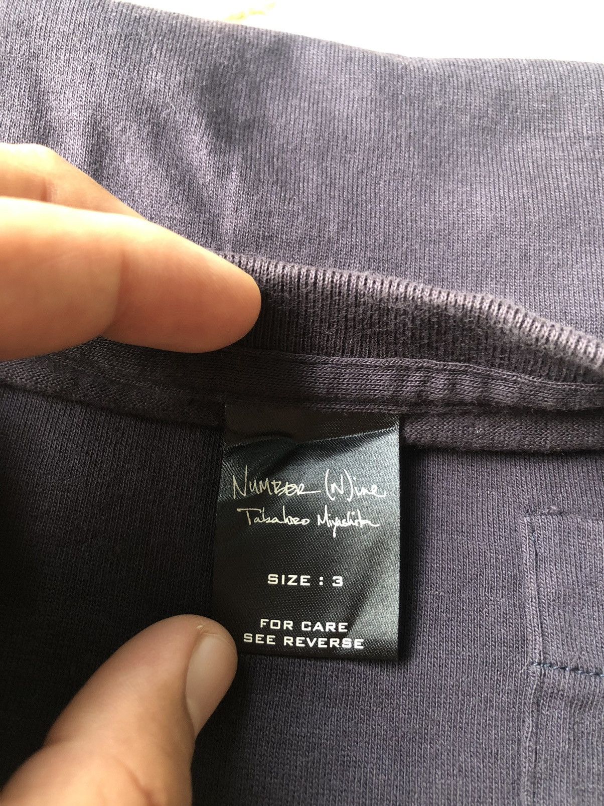 Number (N)ine Vintage 90's Number (N)ine Pocket Tee Shirt Size US M / EU 48-50 / 2 - 11 Thumbnail