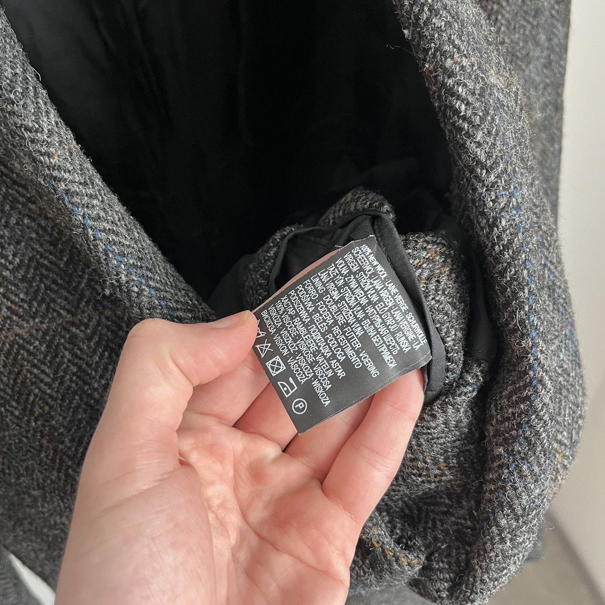 Harris Tweed Vintage Harris Tweed Gray Blazer Size 46R - 6 Thumbnail