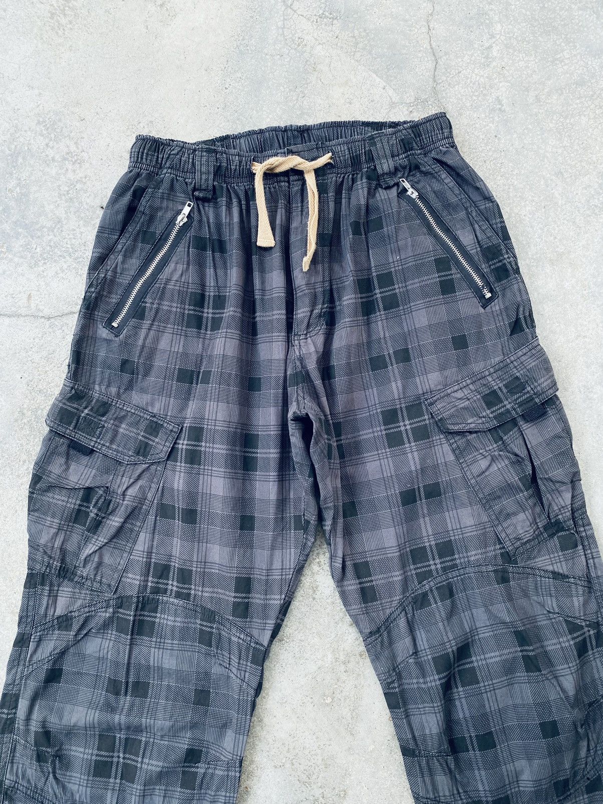 Vintage Vintage Grind Skateboard Plaid Cargo Pants Size US 30 / EU 46 - 3 Thumbnail