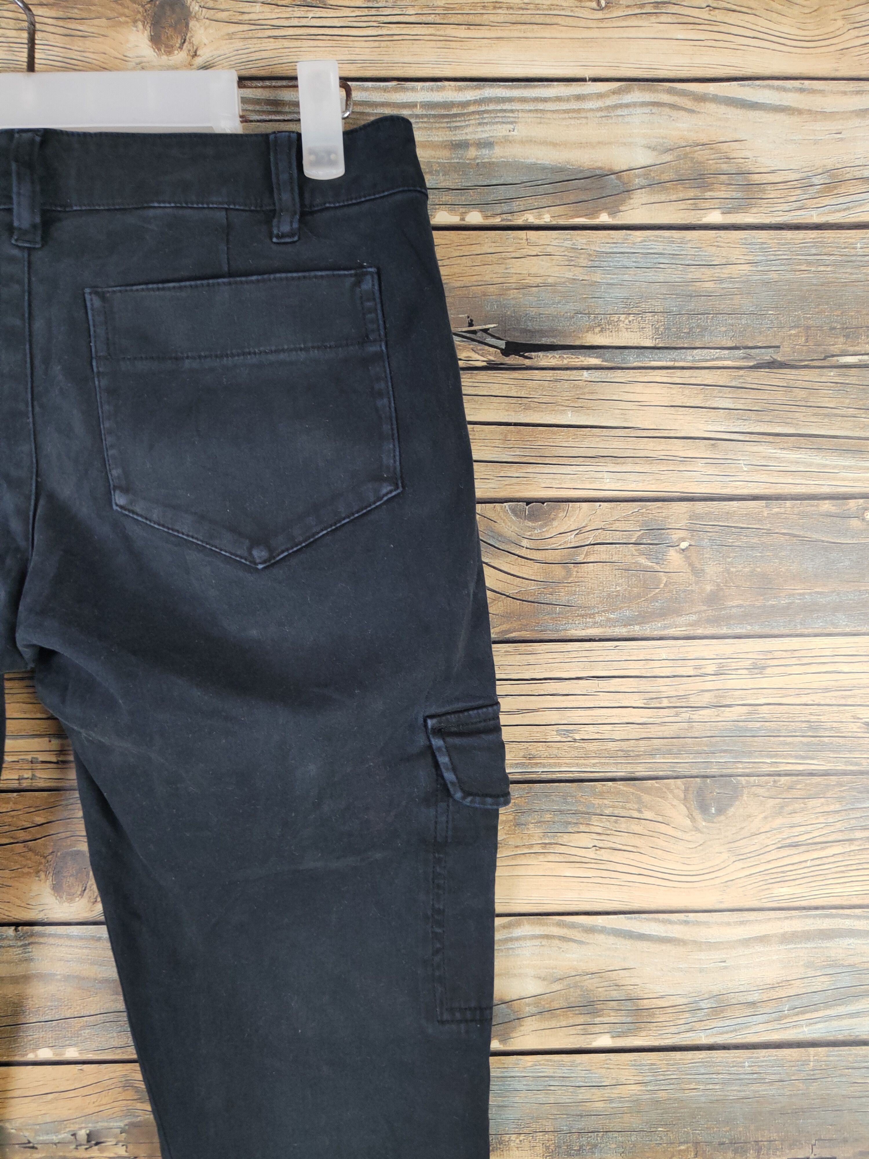 Japanese Brand DL Reflect Black Multipocket Cargo Pants #2373 Size 29" - 10 Thumbnail
