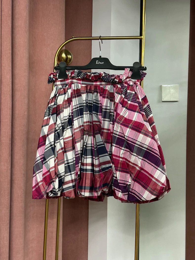 Alexander McQueen Plaid Short Skirt - dmc