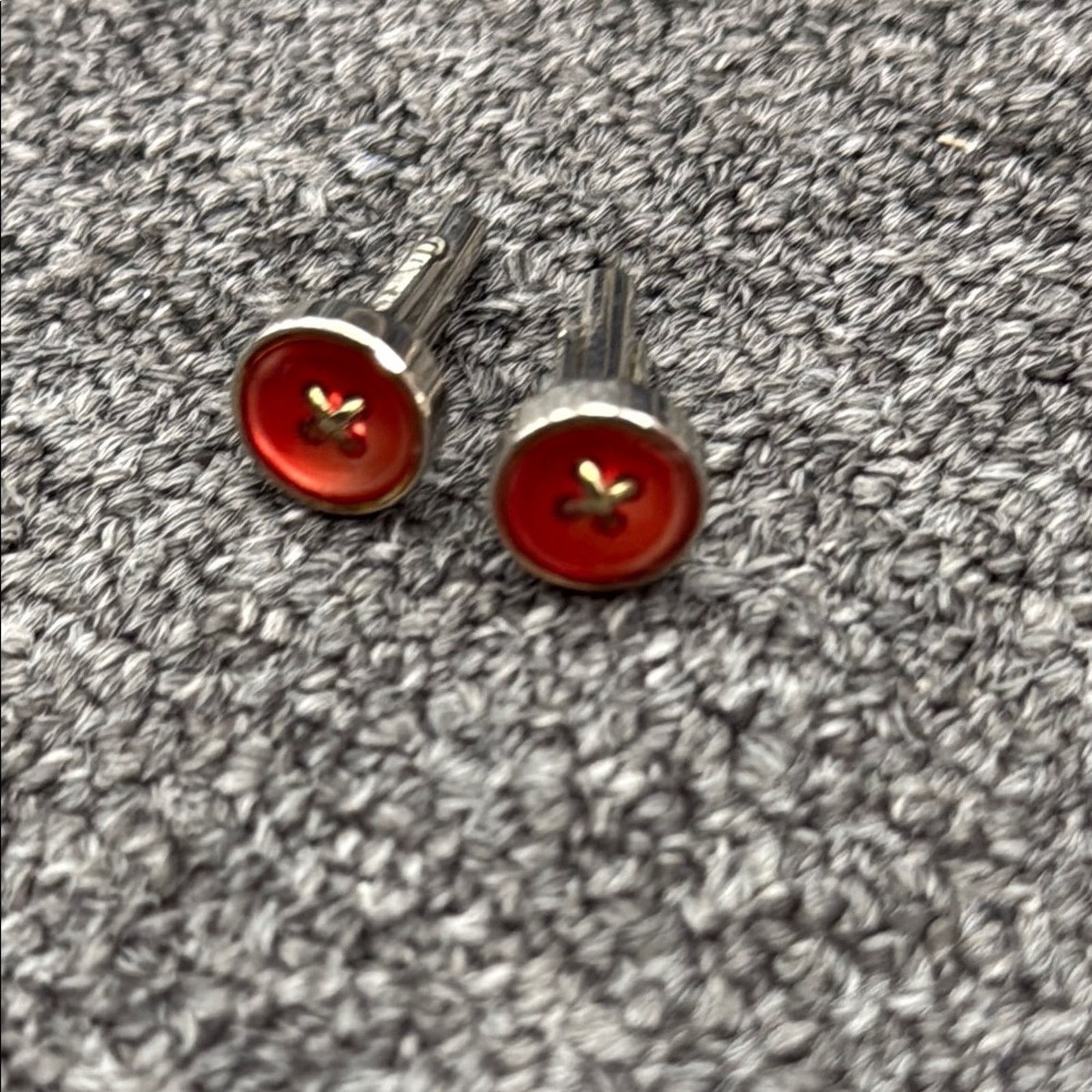 Other NWT Red Button Cufflinks made in Italy Size ONE SIZE - 2 Thumbnail
