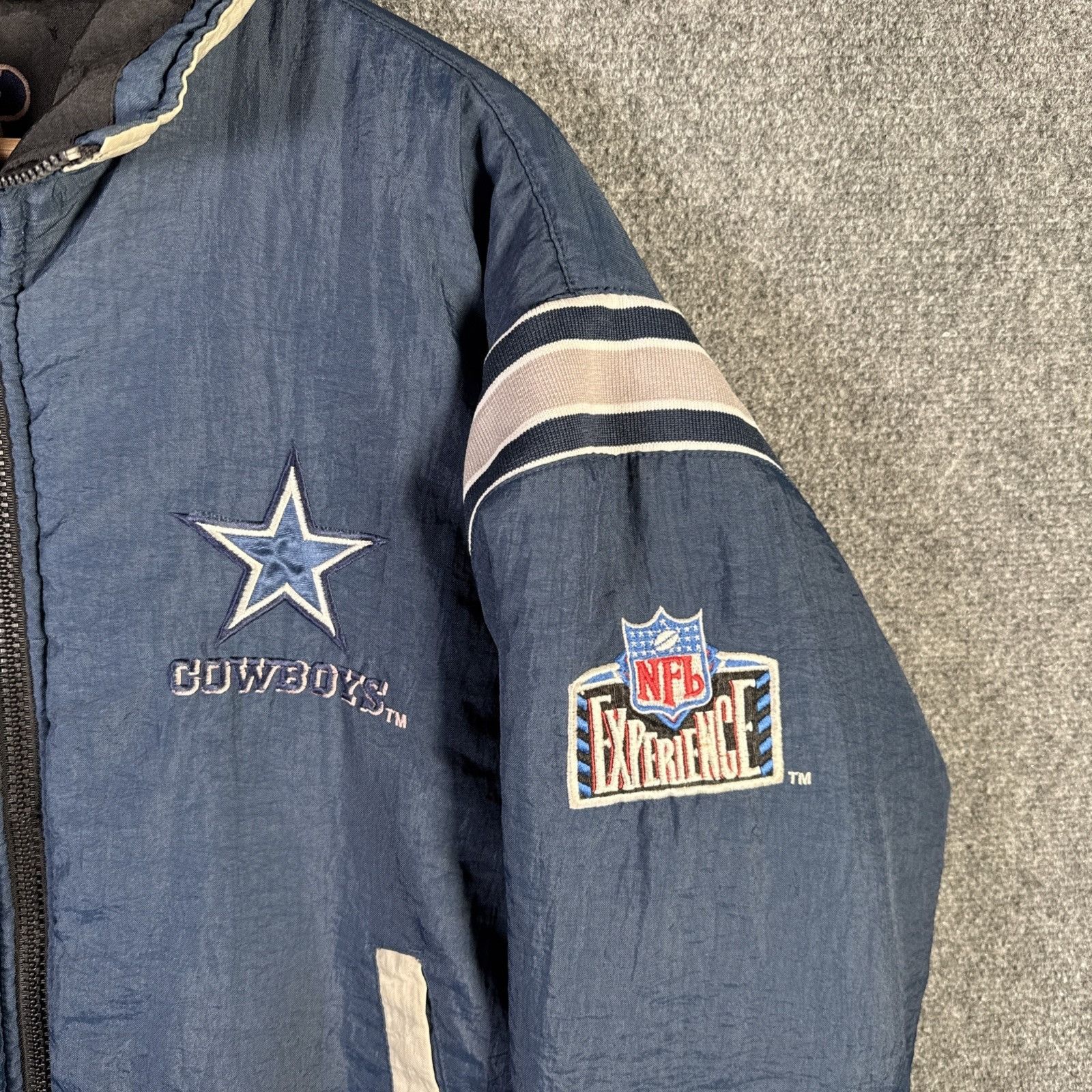 Vintage Dallas Cowboys Jacket Mens Medium 90s Pro Player