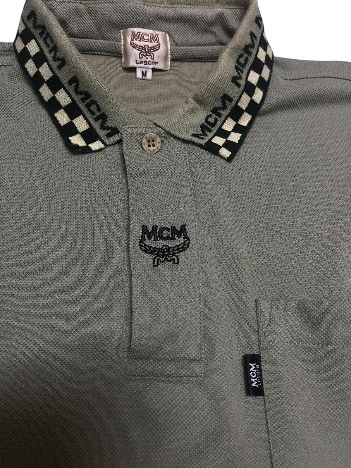 MCM × Vintage VINTAGE MCM LONG SLEEVE COLLAR TEE Size US M / EU 48-50 / 2 - 6 Thumbnail