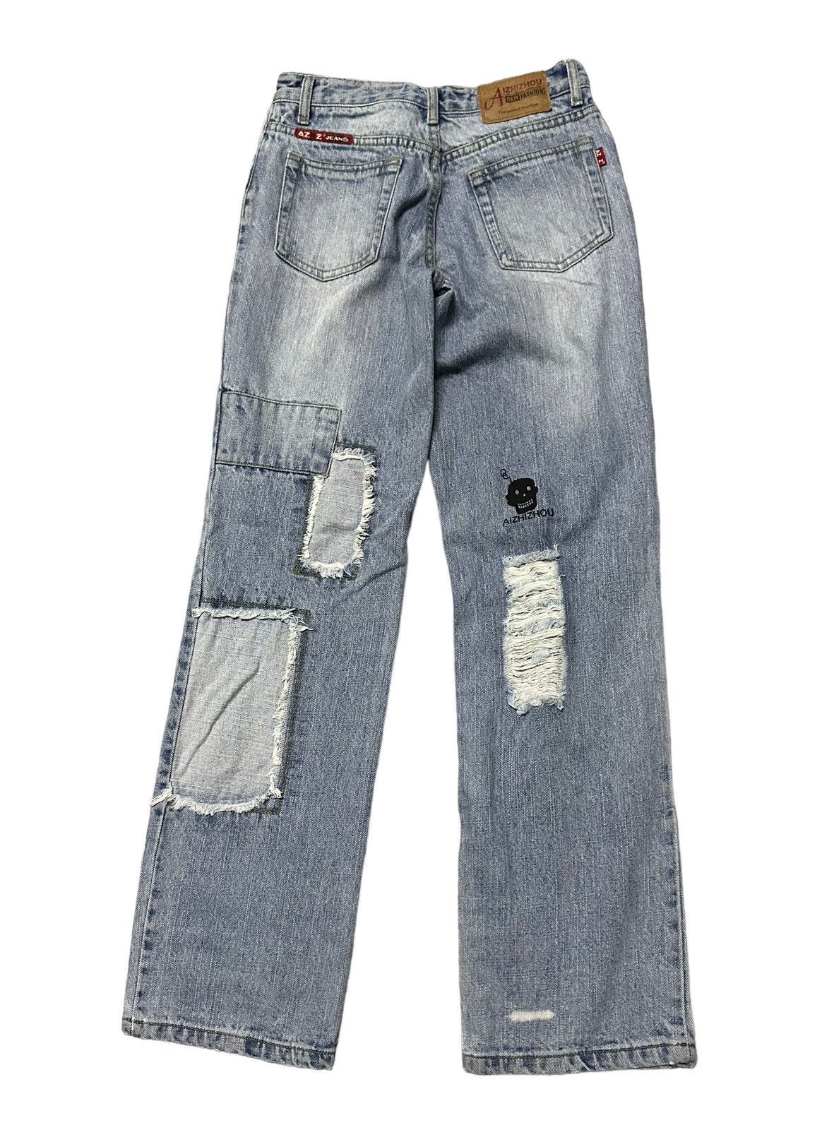 Japanese Brand Aizhizhou patchwork style denim jeans Size US 26 / EU 42 - 7 Thumbnail