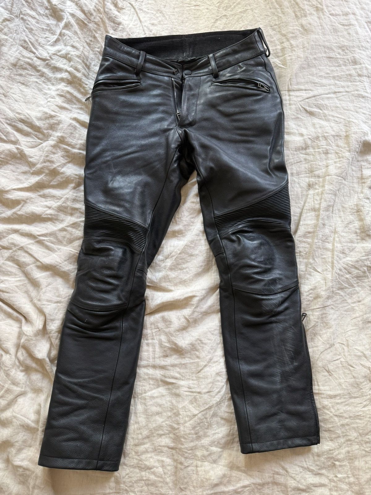 Belstaff Belstaff Armored Leather Motorcycle Trousers Size US 30 / EU 46 - 1 Thumbnail