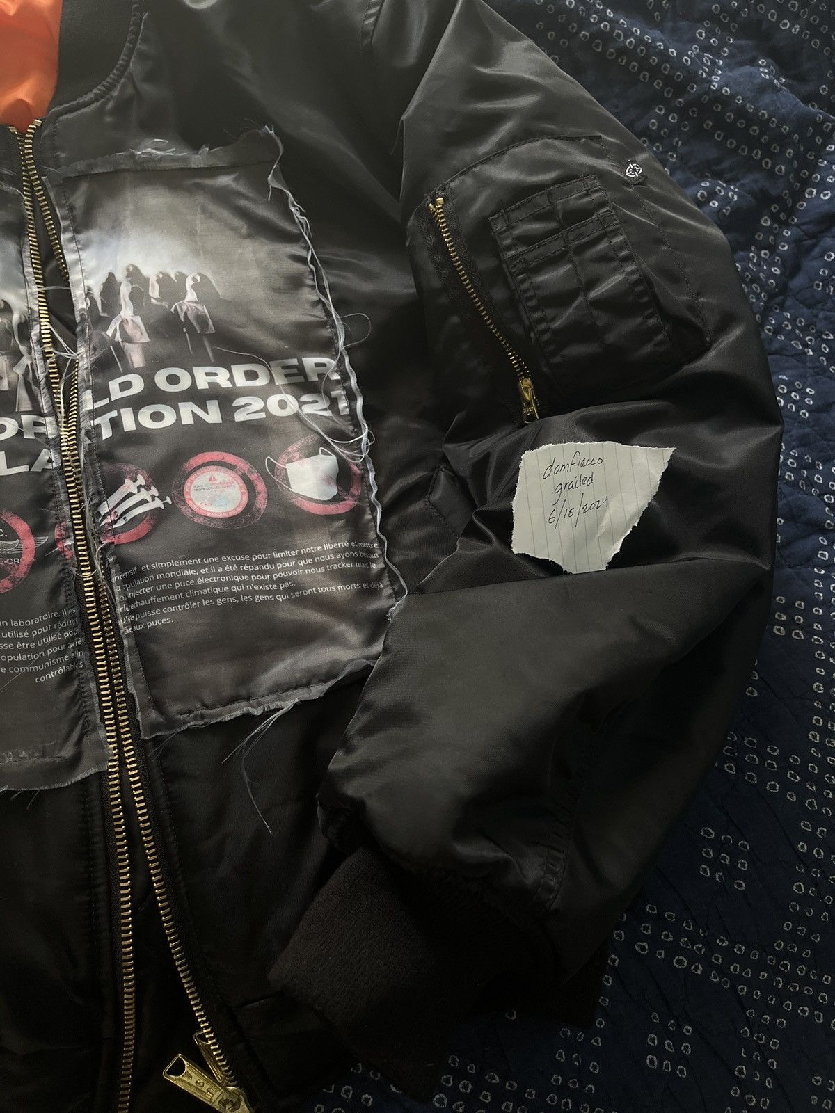 Japanese Brand CouCou Bebe bomber jacket Size US L / EU 52-54 / 3 - 5 Thumbnail