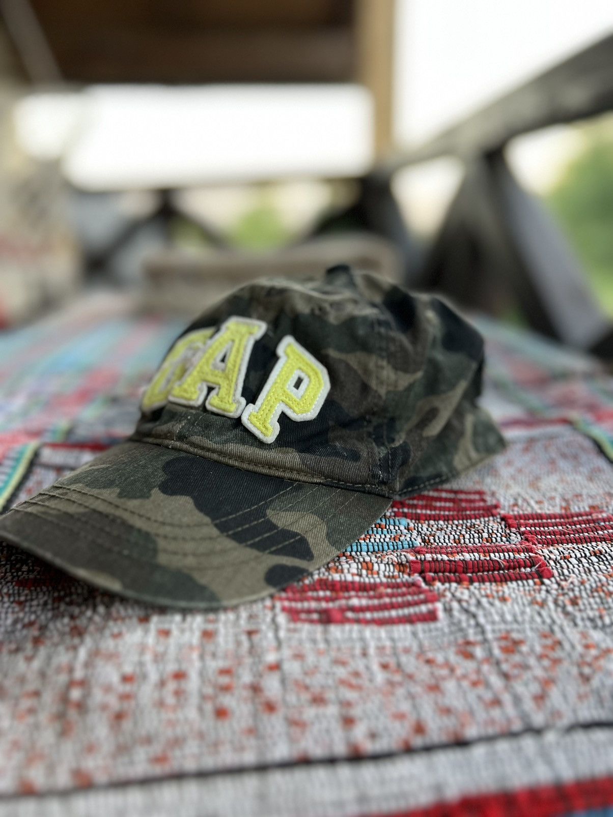 Gap 🔥 Vintage GAP Camo Cap – One Size Size ONE SIZE - 2 Thumbnail