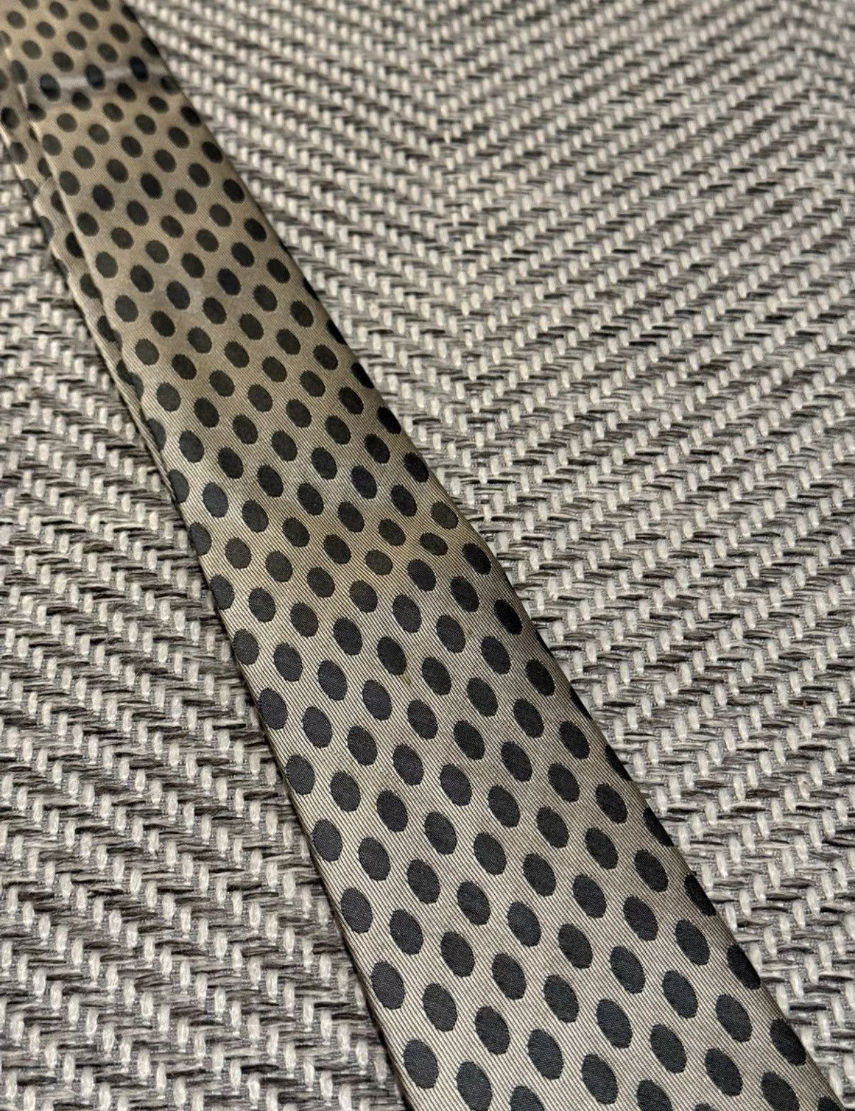 Jean Paul Gaultier Jean Paul Gaultier Metal Perforated Polka Dot Tie K24 Size ONE SIZE - 6 Thumbnail