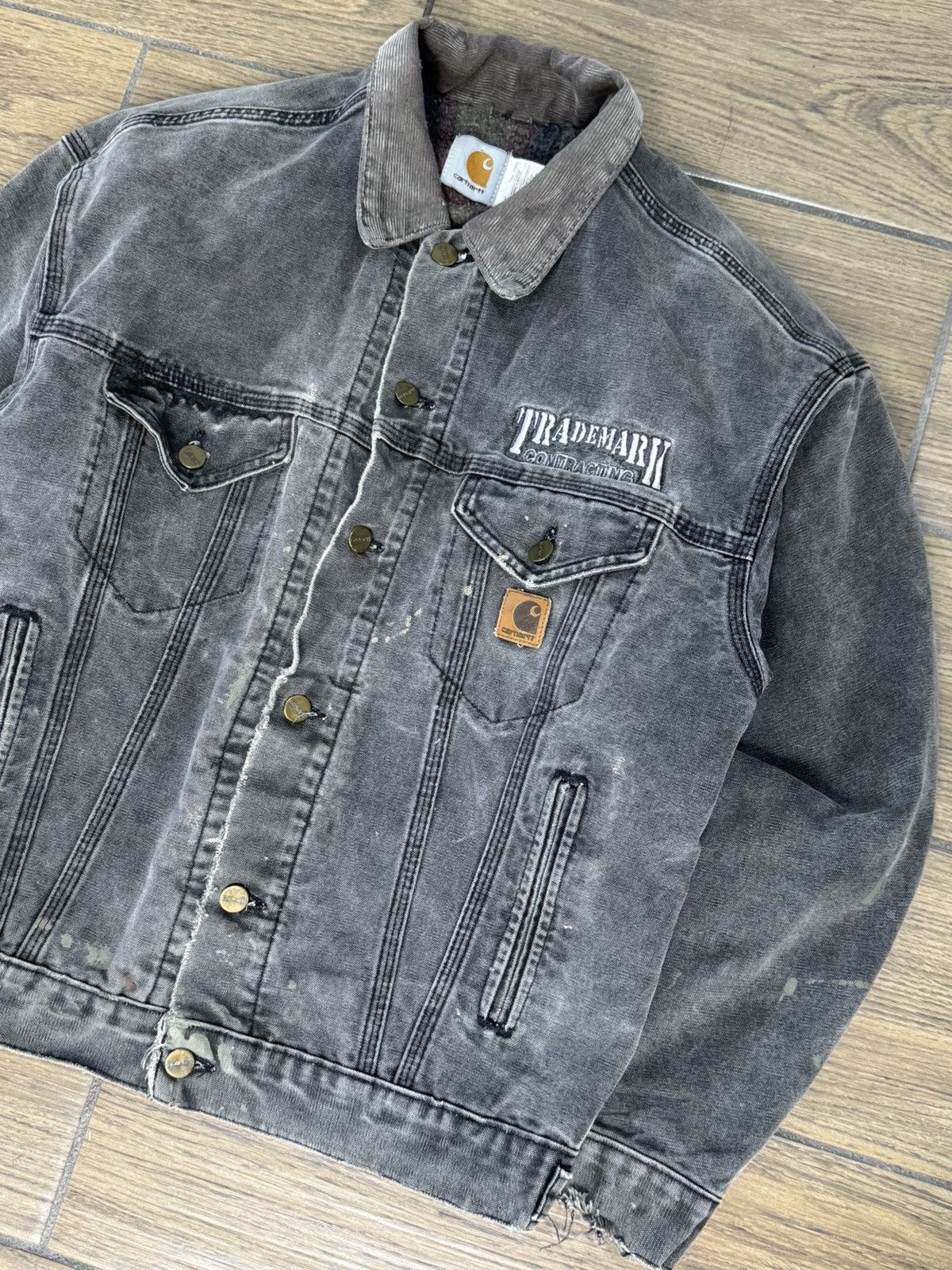 Carhartt Rare Carhartt Trucker Jacket J10 ONX 1999 Size US M / EU 48-50 / 2 - 4 Thumbnail