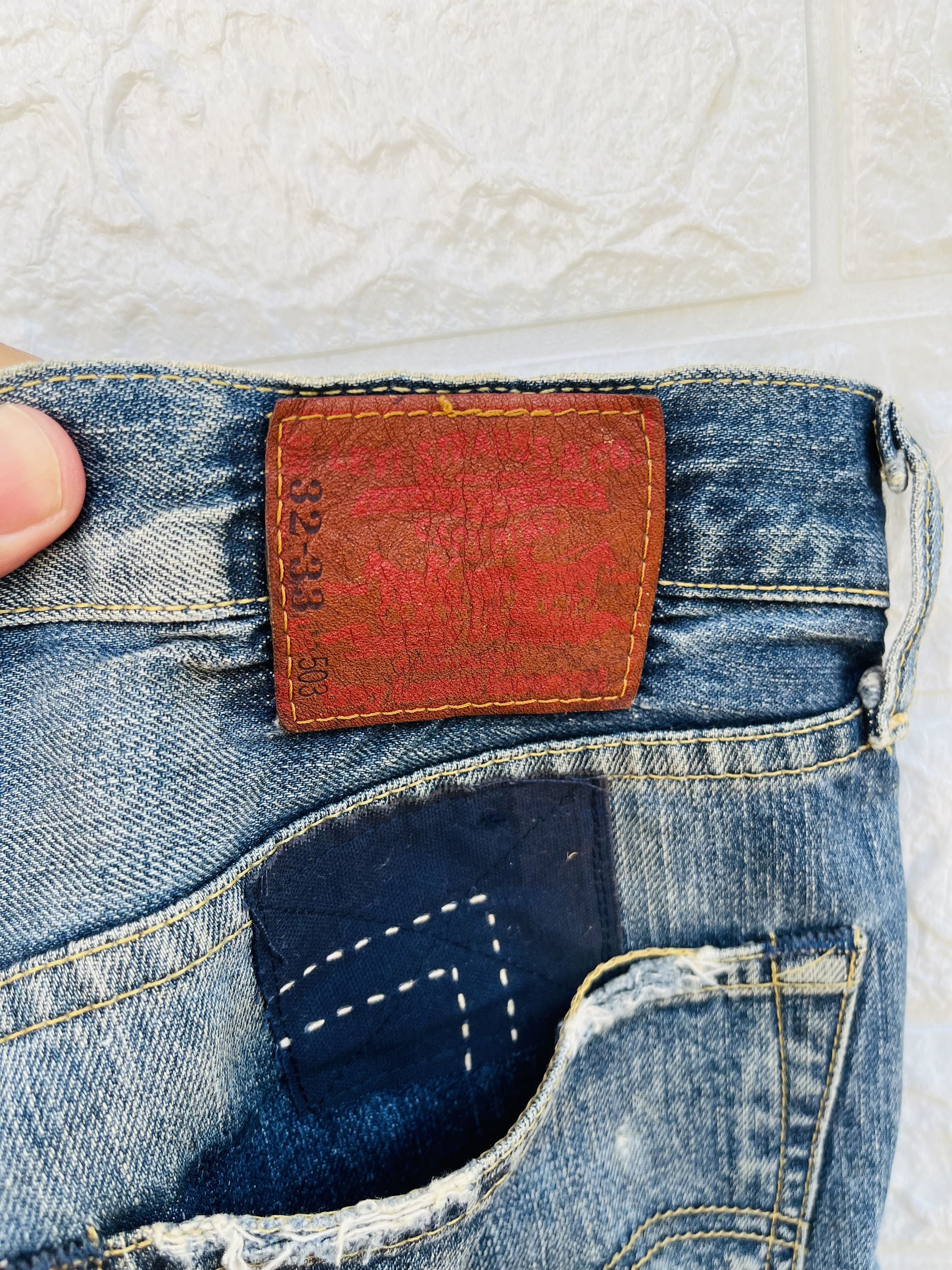 Japanese Brand Vintage 90s Levis Distressed Japan Designer Fashion Style Size US 32 / EU 48 - 11 Thumbnail