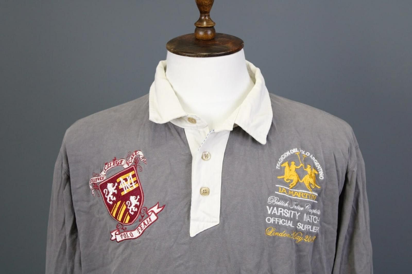 La Martina La Martina Xtreme Polo Tournament On Snow Polo Shirt XXXL Size US XXL / EU 58 / 5 - 2 Thumbnail