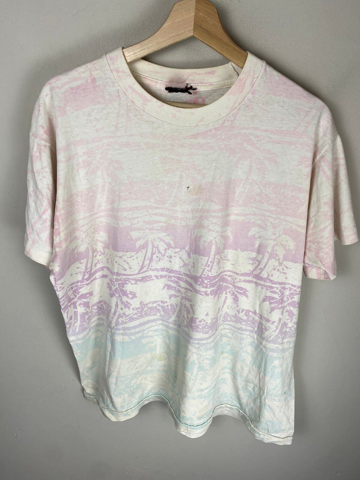 Vintage Vintage Tropical Pastel Print Size US XL / EU 56 / 4 - 1 Thumbnail