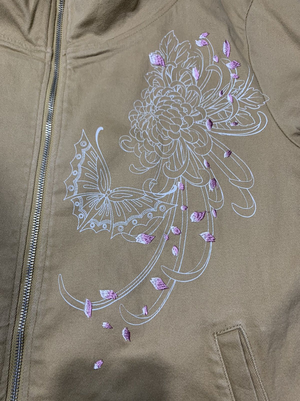 14th Addiction 2000s Karakuri Tamashii embroidery bono jacket double collar Size US L / EU 52-54 / 3 - 9 Thumbnail