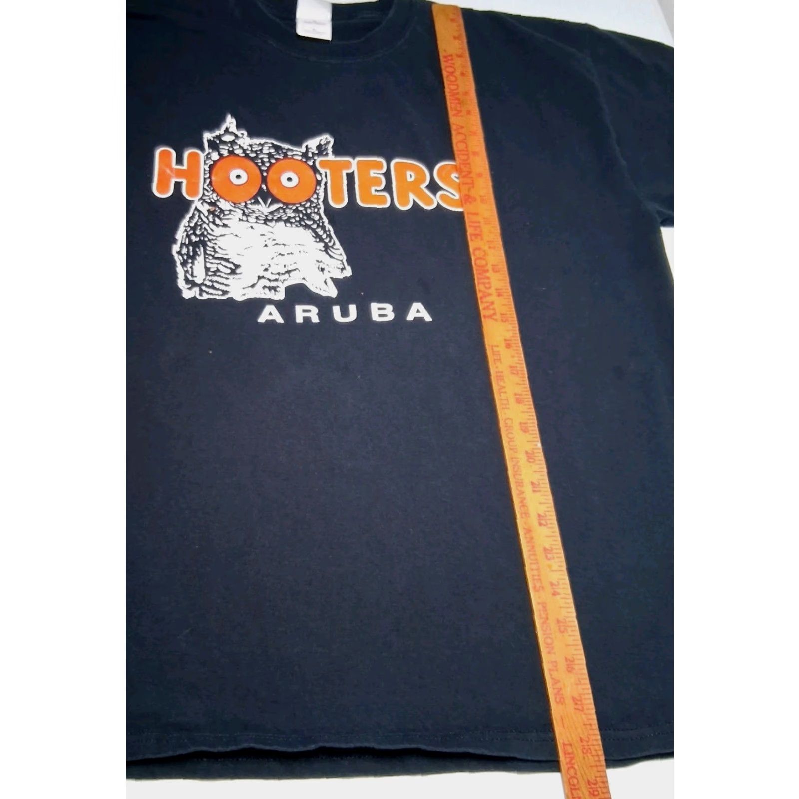 Gildan Hooters Aruba Shirt Men XL Black Bar Restaurant Sexy Girls Graphic T Size US XL / EU 56 / 4 - 6 Thumbnail