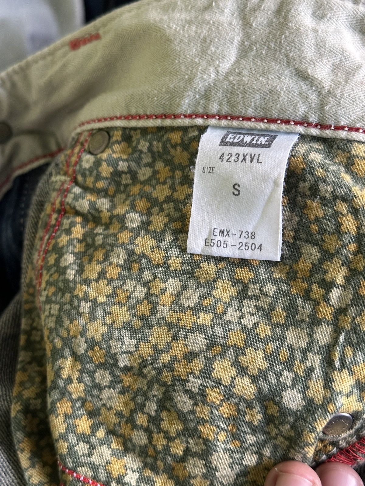 If Six Was Nine Vintage Edwin Exclusive Vintage Rainbow 💥 Size US 32 / EU 48 - 9 Thumbnail