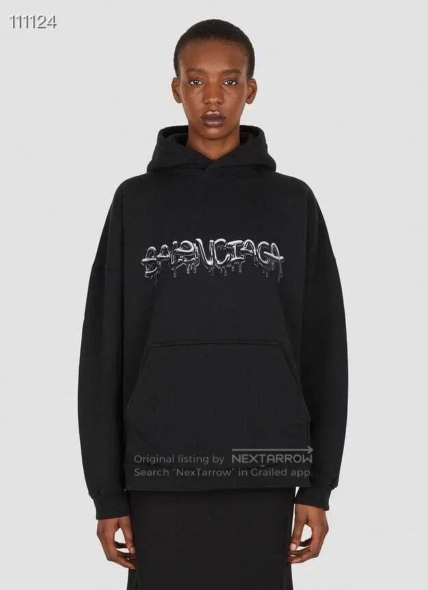 Balenciaga Balenciaga Gelato logo hoodie Size US M / EU 48-50 / 2 - 7 Thumbnail