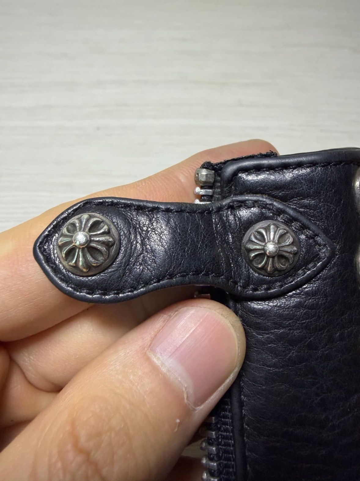 Chrome Hearts *rare*CH CROSS RYDER LEATHER BRACELET Size ONE SIZE - 2 Thumbnail