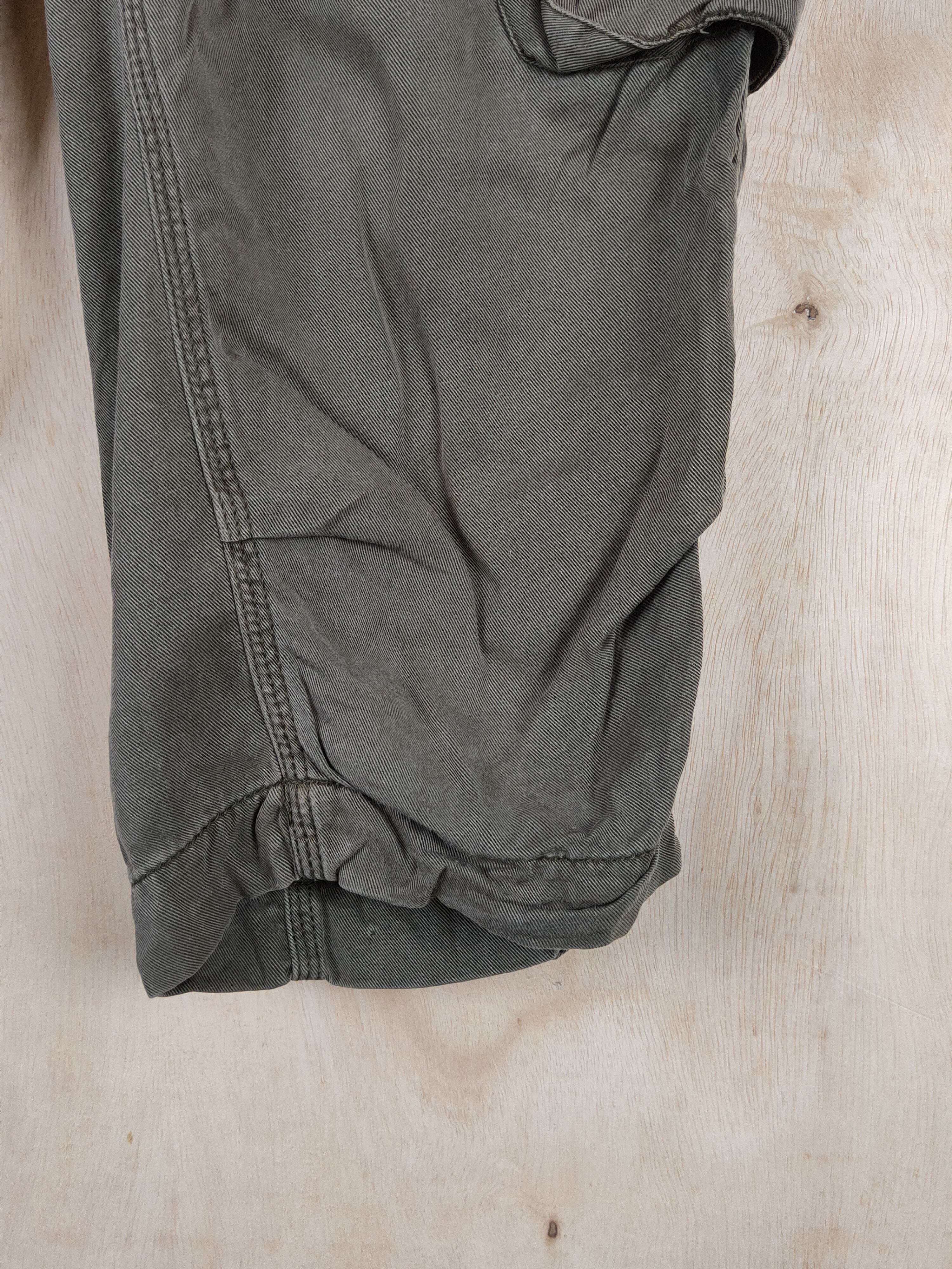 Japanese Brand Earth Music&Ecology Olive Multipocket Short Pants #S2531 Size 31" - 6 Thumbnail