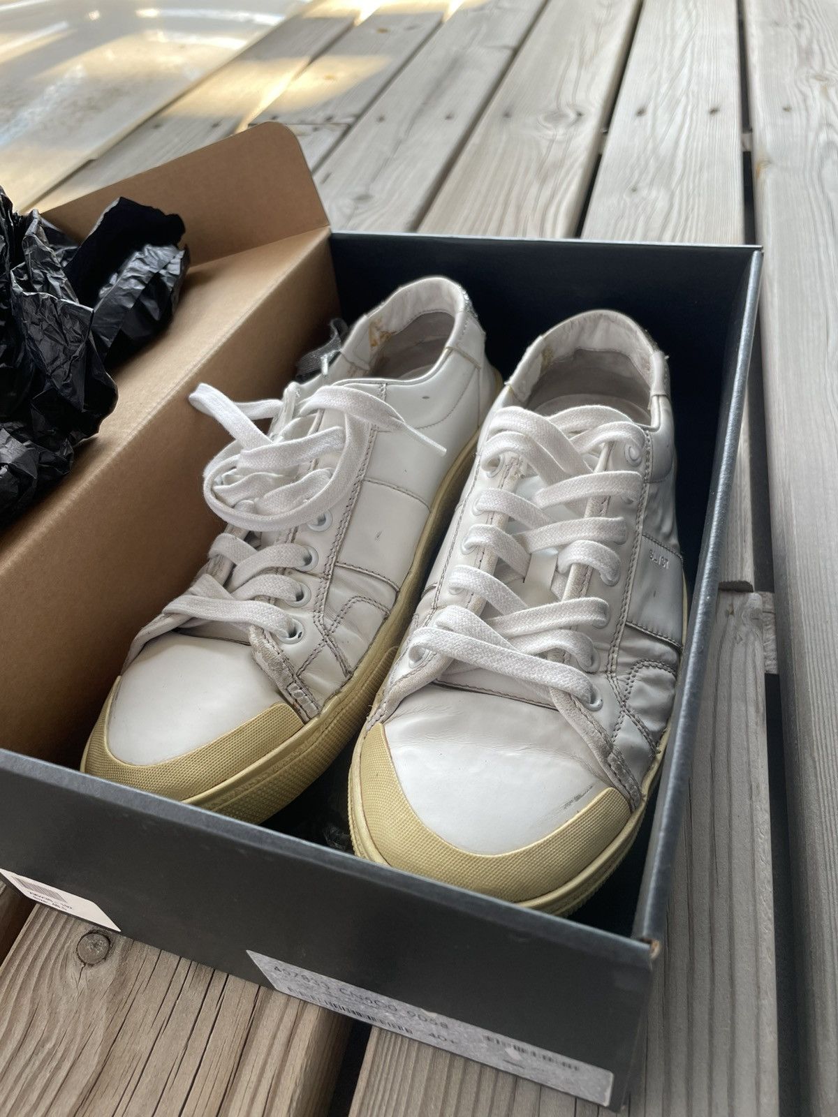 メンズ サンダル | サンローラン | YSL SAINT LAURENT PARIS ウッド 