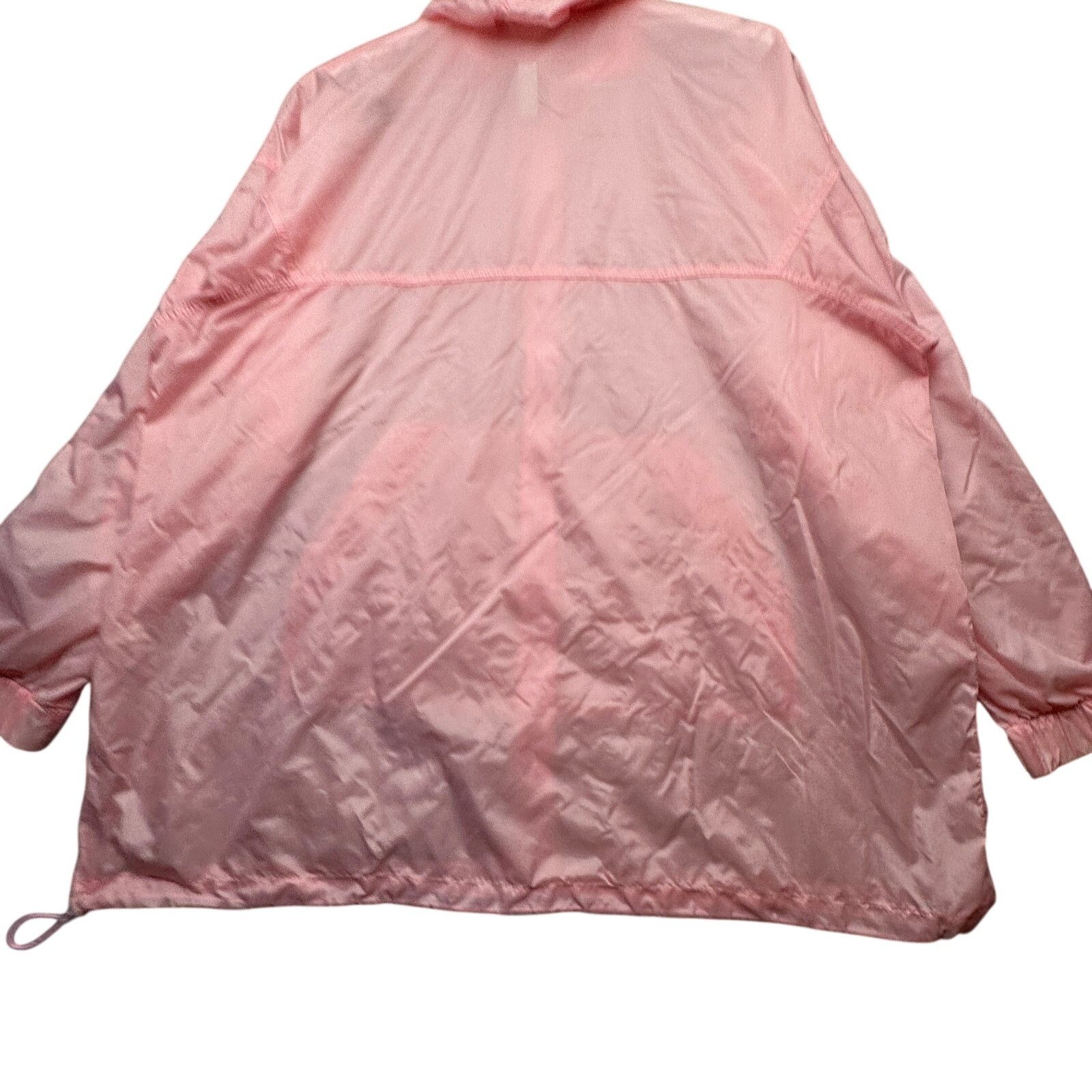 L.L. Bean LL Bean Pink Ripstop Hooded Windbreaker Jacket Womens Large Size L / US 10 / IT 46 - 2 Thumbnail