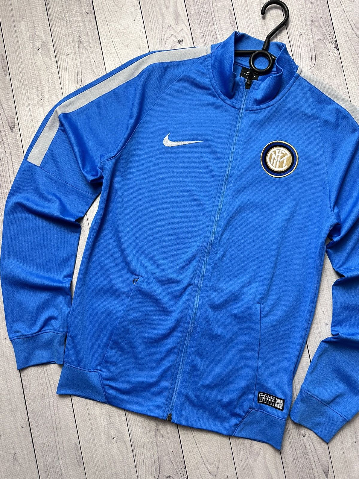 Nike Vintage Nike Inter Milan soccer jacket blue logo size s Size US S / EU 44-46 / 1 - 2 Thumbnail