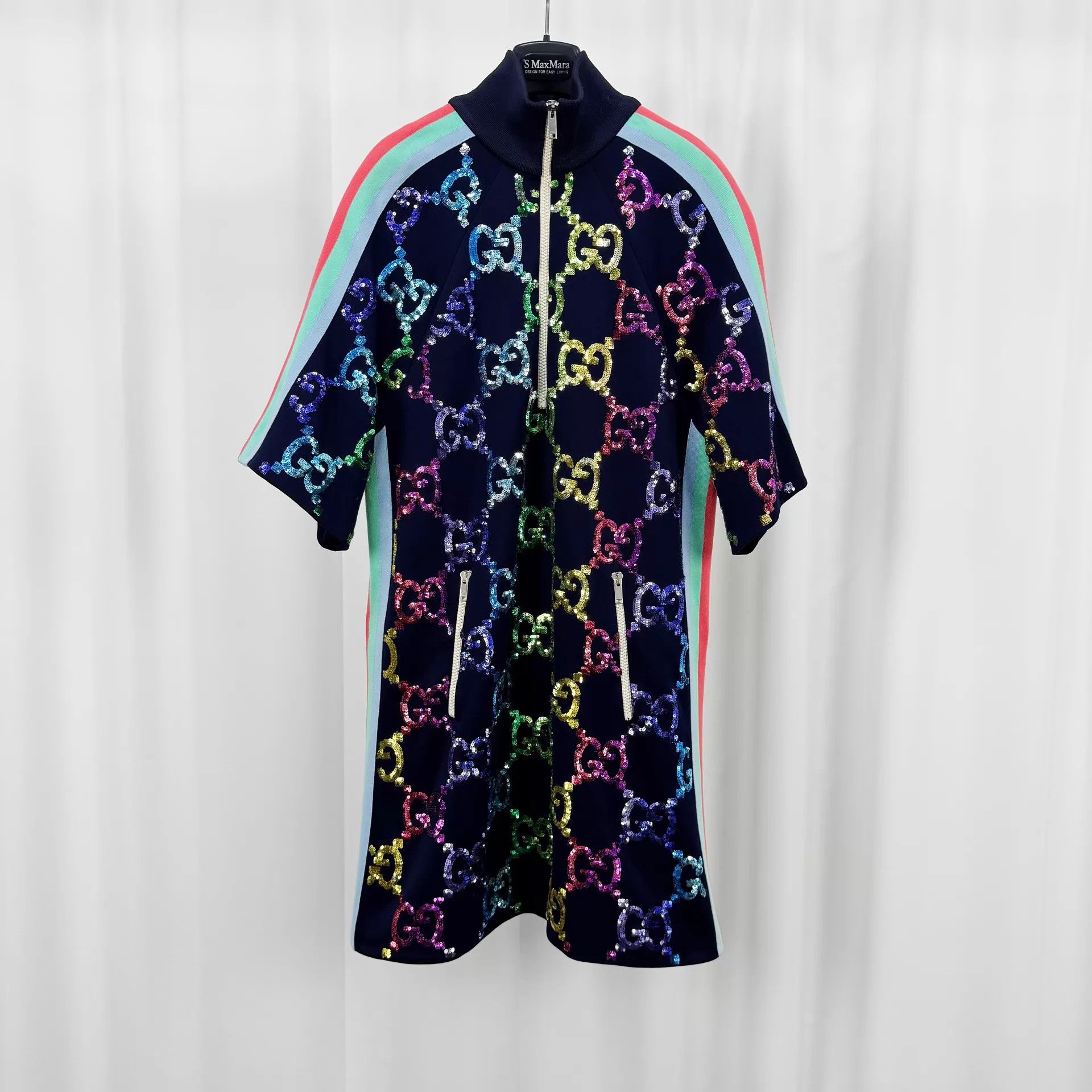 Gucci Gucci GG Monogram Sequin Allover Dress XS 99 New Size XS / US 0-2 / IT 36-38 - 1 Thumbnail