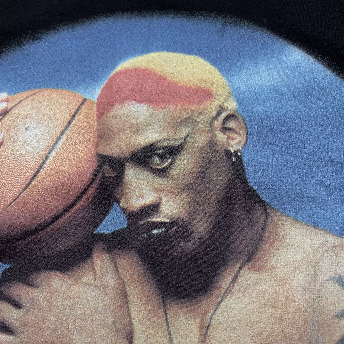 NBA Vtg 90S DENNIS RODMAN Bad As I Wanna Be Single Stitch Shirt Size US XL / EU 56 / 4 - 4 Thumbnail
