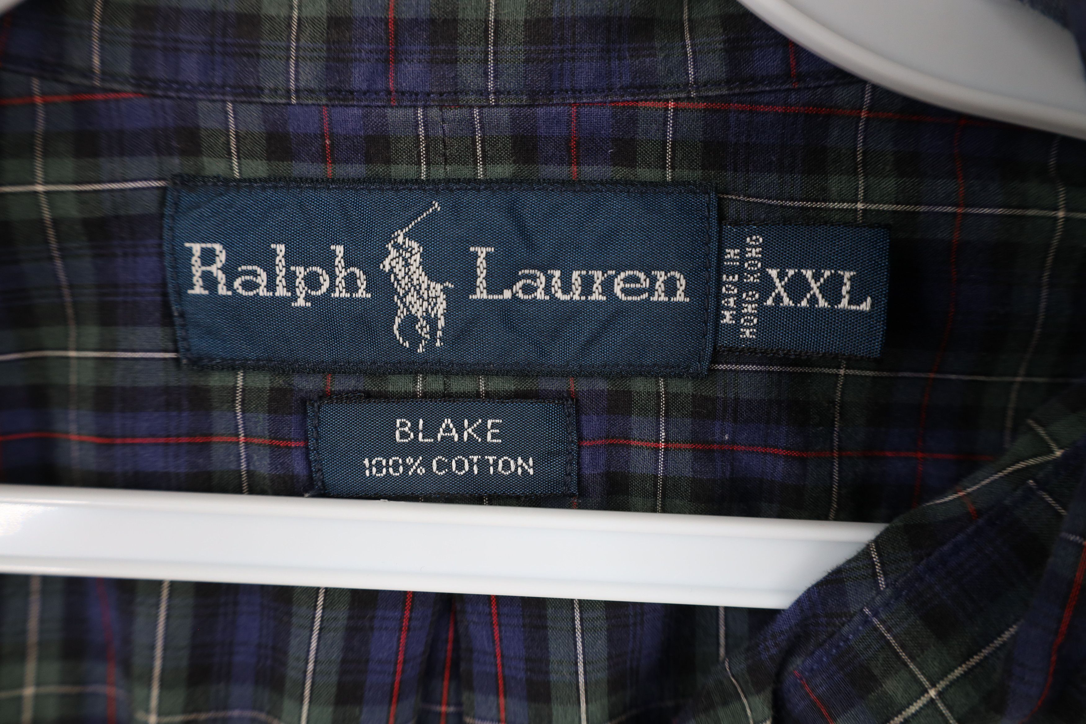 Polo Ralph Lauren Vintage 90s Ralph Lauren Blake Collared Button Down Shirt Size US XXL / EU 58 / 5 - 7 Thumbnail