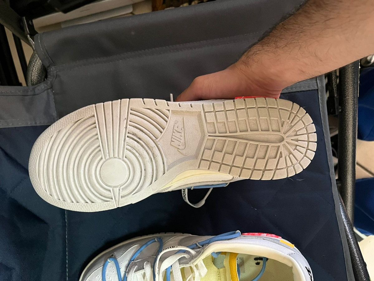 Nike × Off-White × Virgil Abloh Nike Dunk Low Off-White Lot 5 Size US 9 / EU 42 - 8 Thumbnail