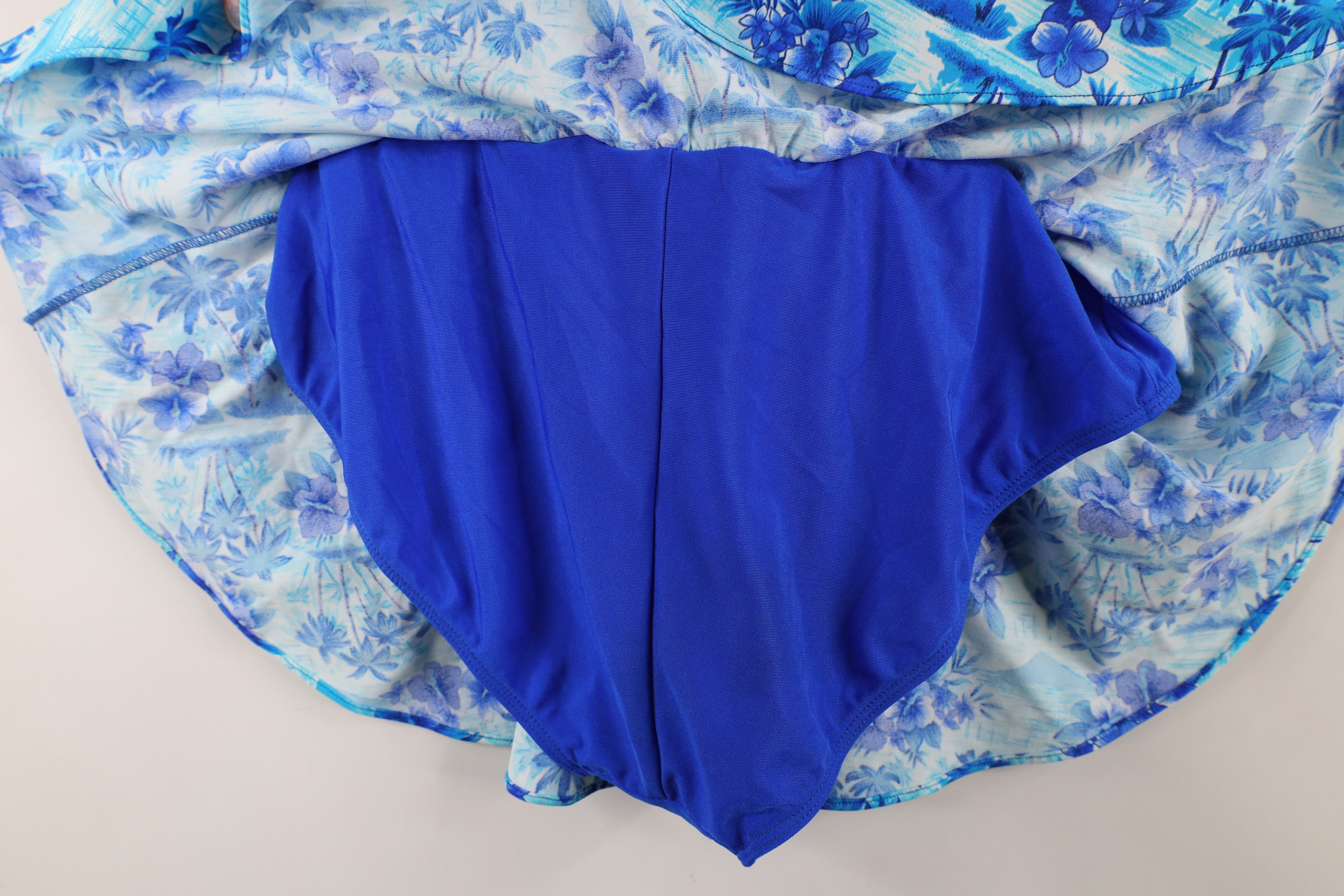 Vintage Vintage 90s Streetwear Flower Floral One Piece Swim Suit Size XXL / US 16-18 / IT 52-54 - 7 Thumbnail