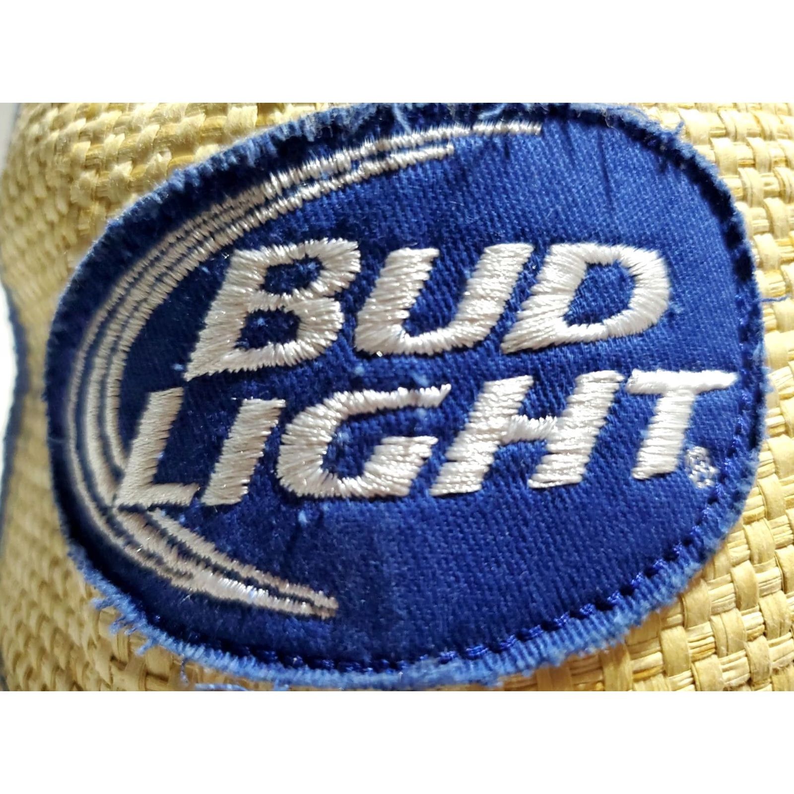 Budweiser BUD LIGHT Beer Trucker Hat Blue Adjustable Bottle Opener Cap Unisex Adults One Size Cotton Hat Size ONE SIZE - 2 Thumbnail