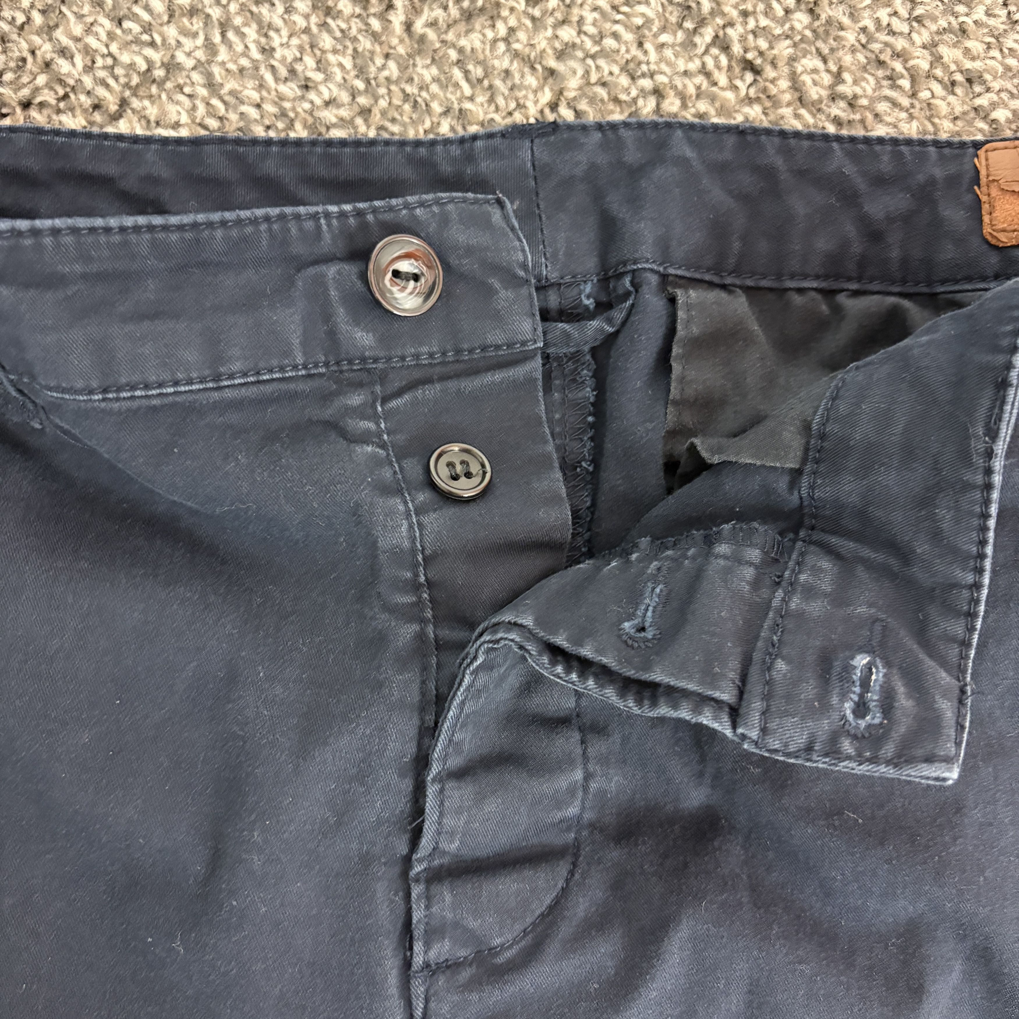 Asos ASOS Skinny Chinos Navy Blue, Size 34x34 Size US 34 / EU 50 - 3 Thumbnail